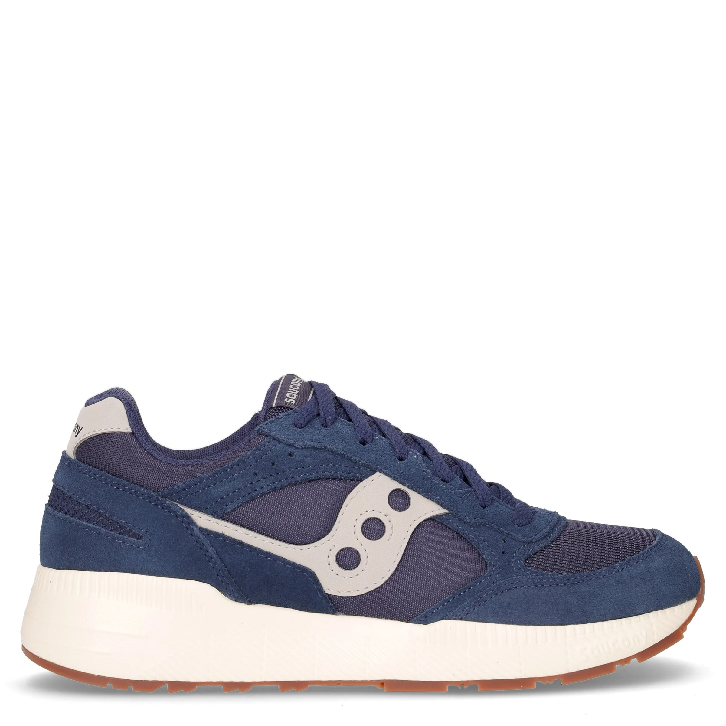 Eclipse sneaker in pelle e tessuto navy perla
