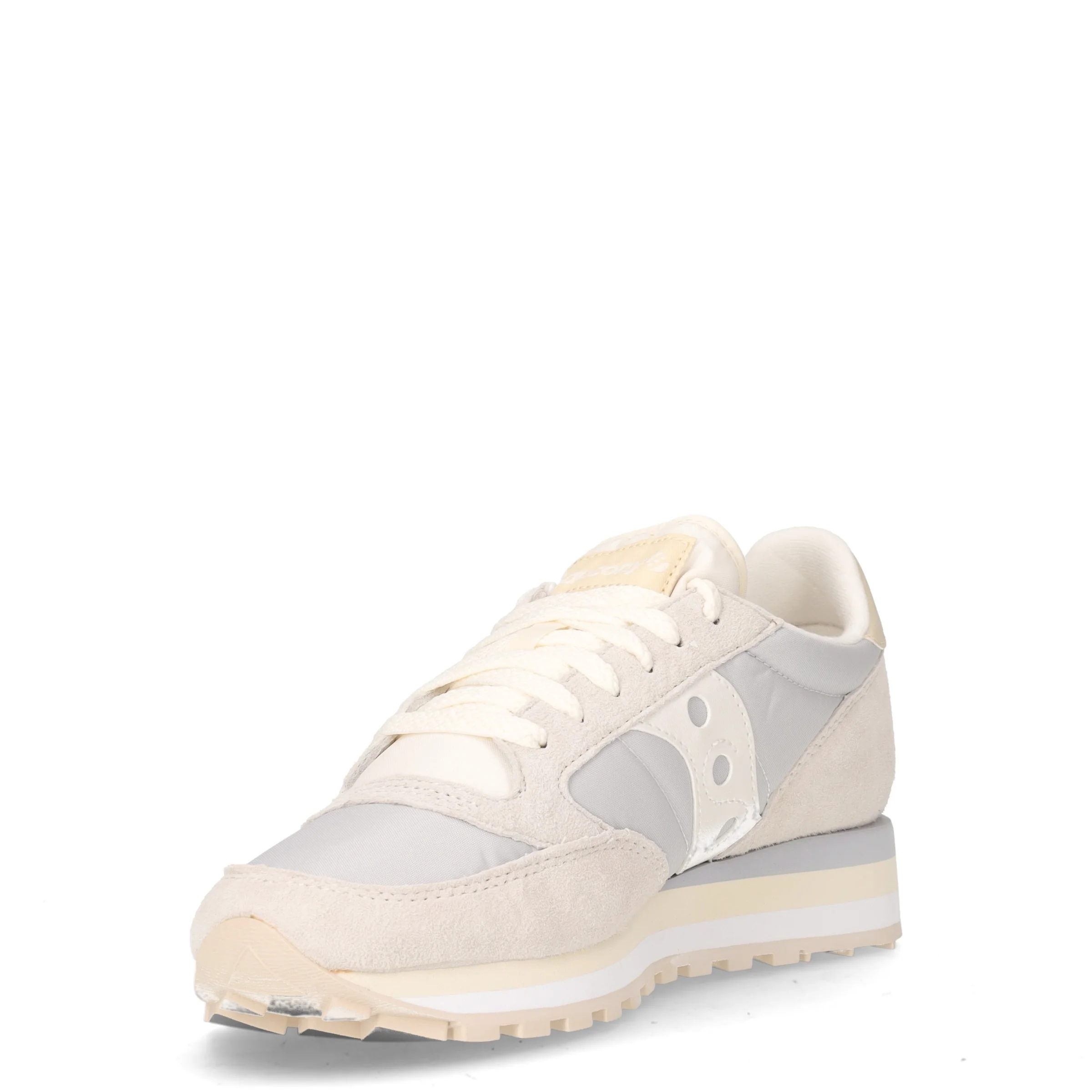 Jazz Triple sneaker in pelle e tessuto nuvola mandorla - Image 3