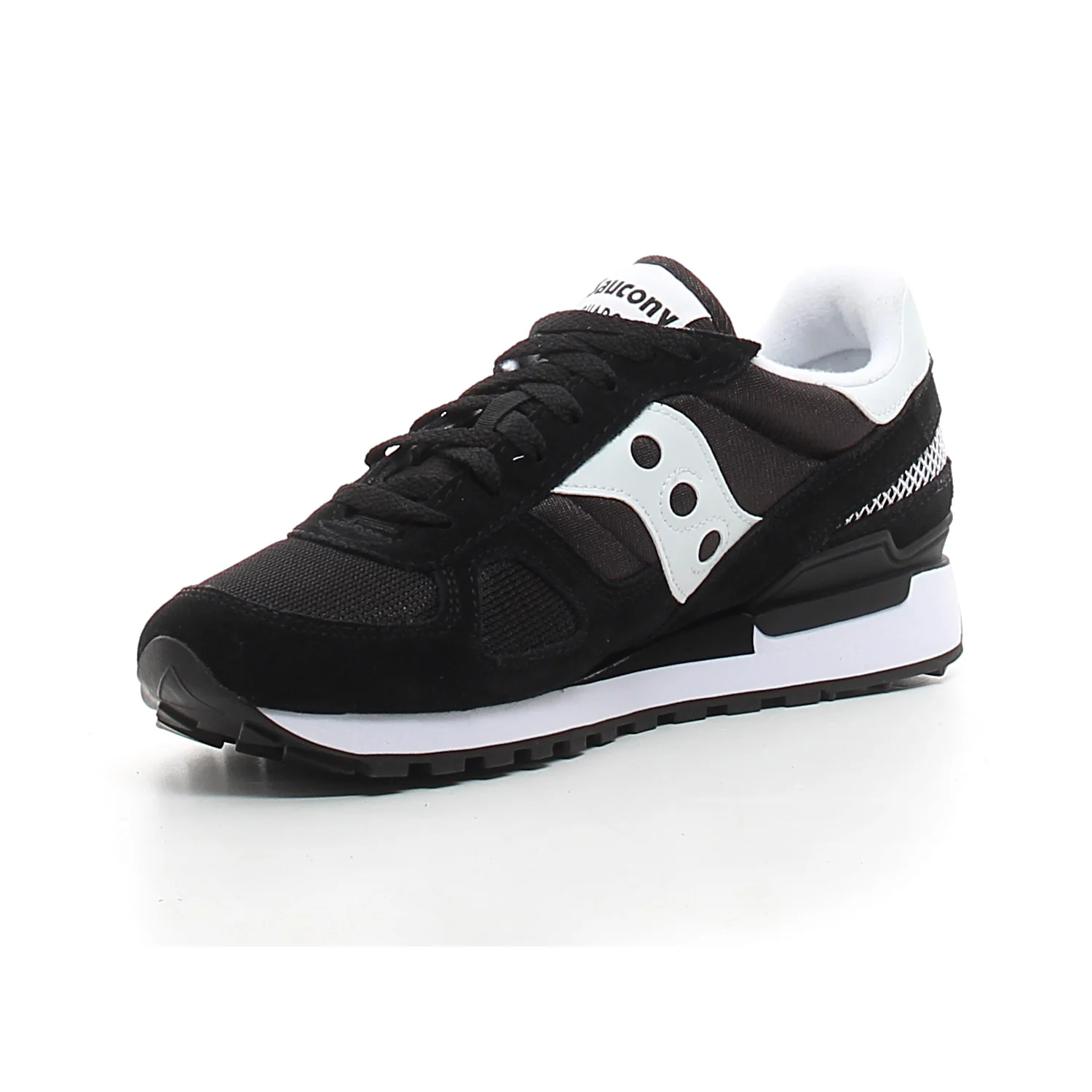 Shadow Original sneaker in pelle e tessuto nero - Image 3