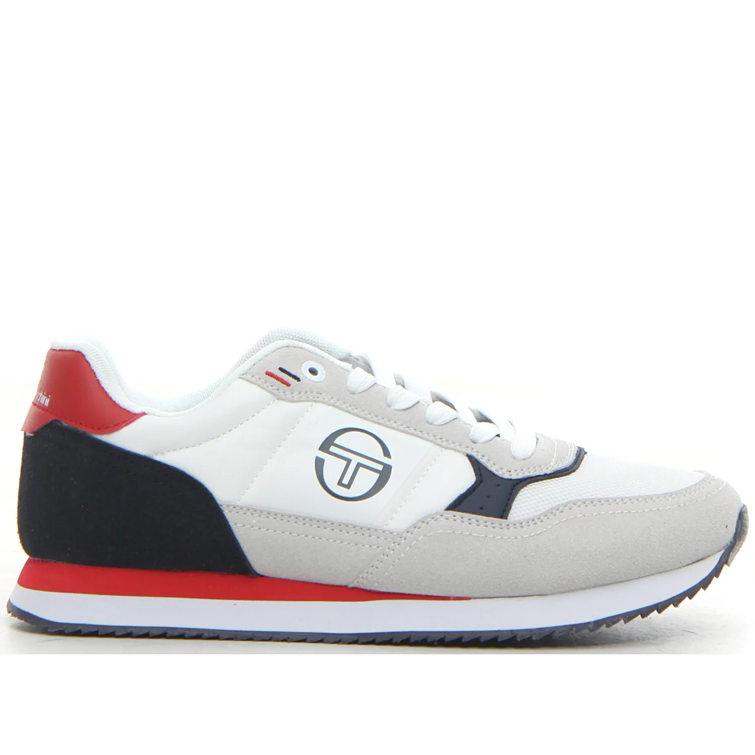 Sneaker white navy red