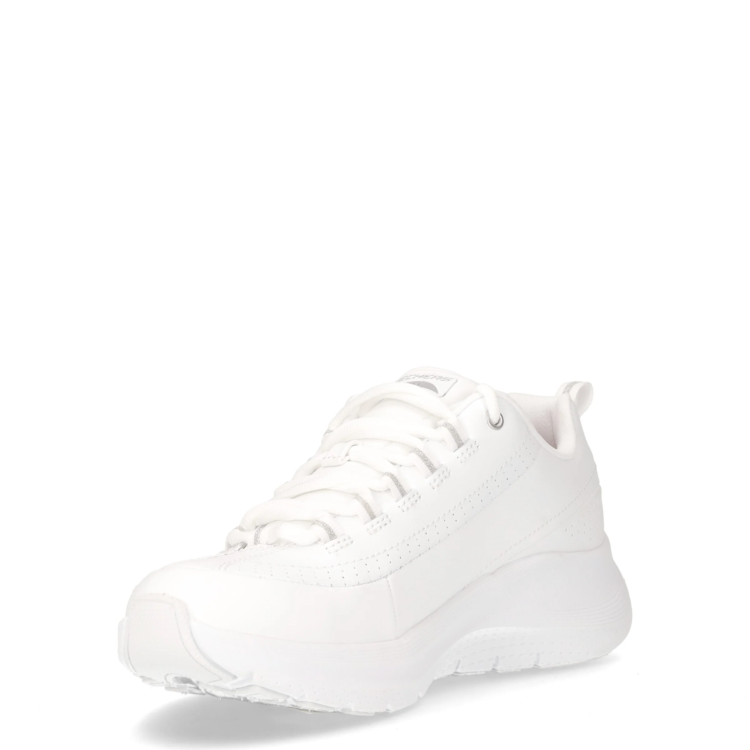 Arch Fit 2.0 Star Bound sneaker in ecopelle bianco argento - Image 3
