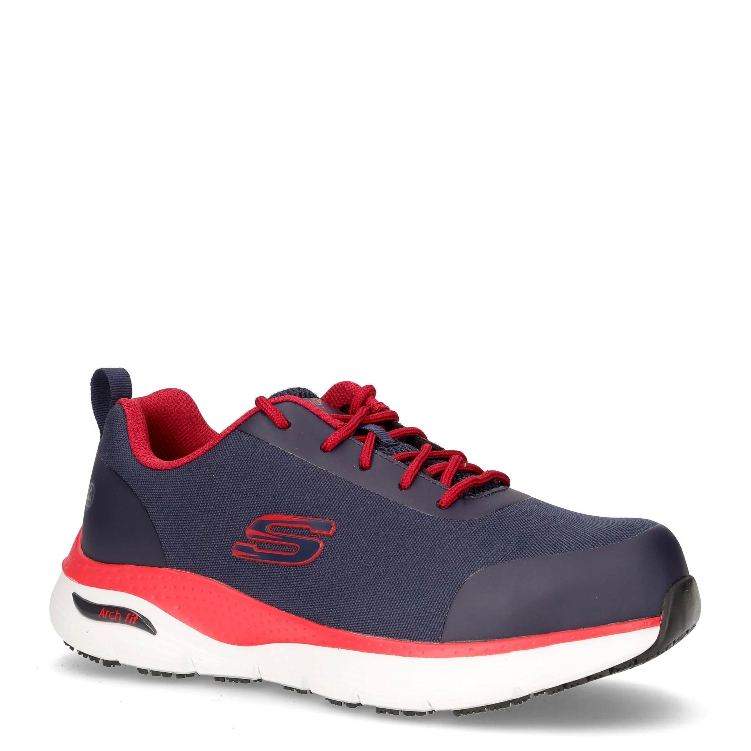 Arch fit sr ringstap scarpa antinfortunistica in tessuto blu rosso - Image 2