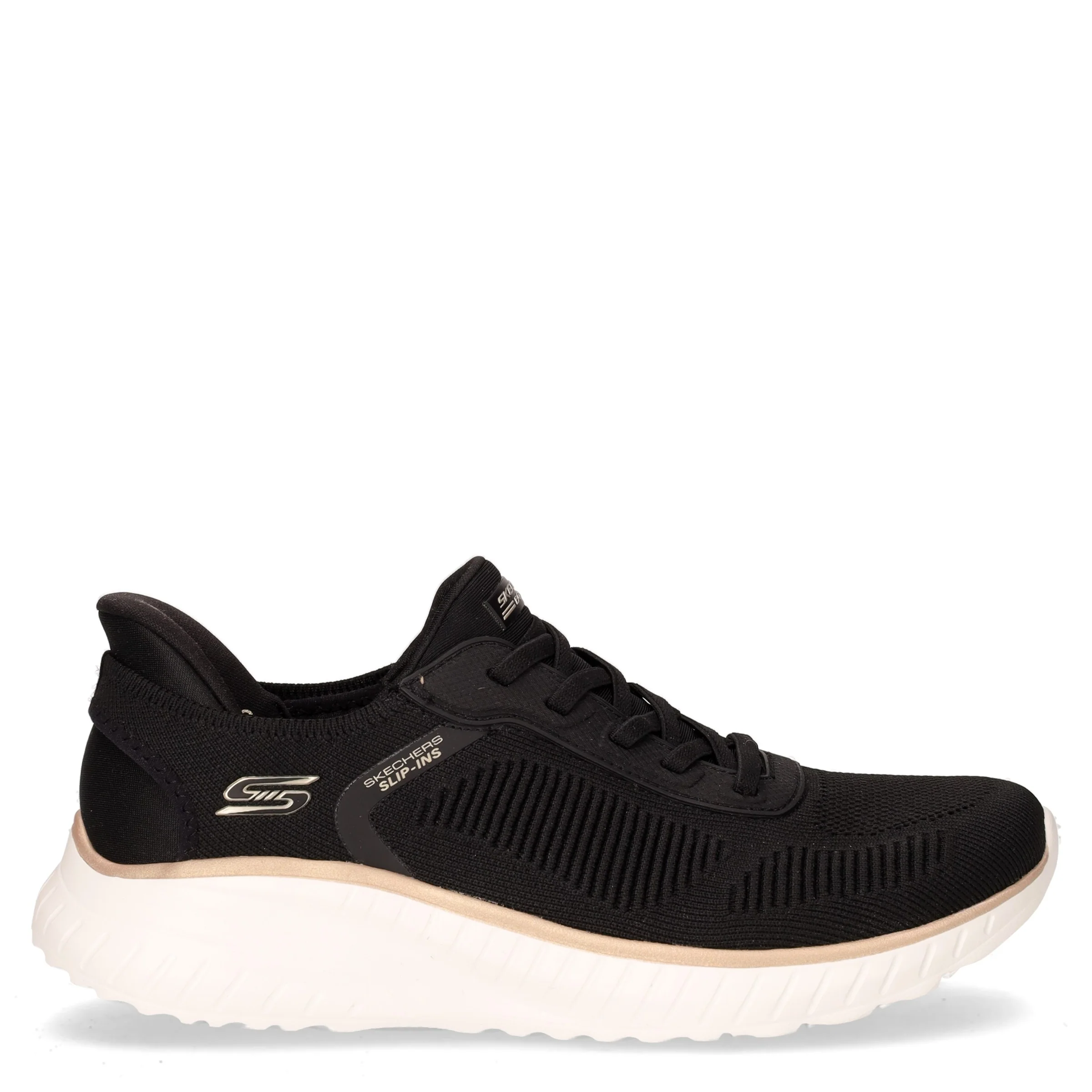 Bobs Squad Chaos Current Muse sneaker slip ins in tessuto nero