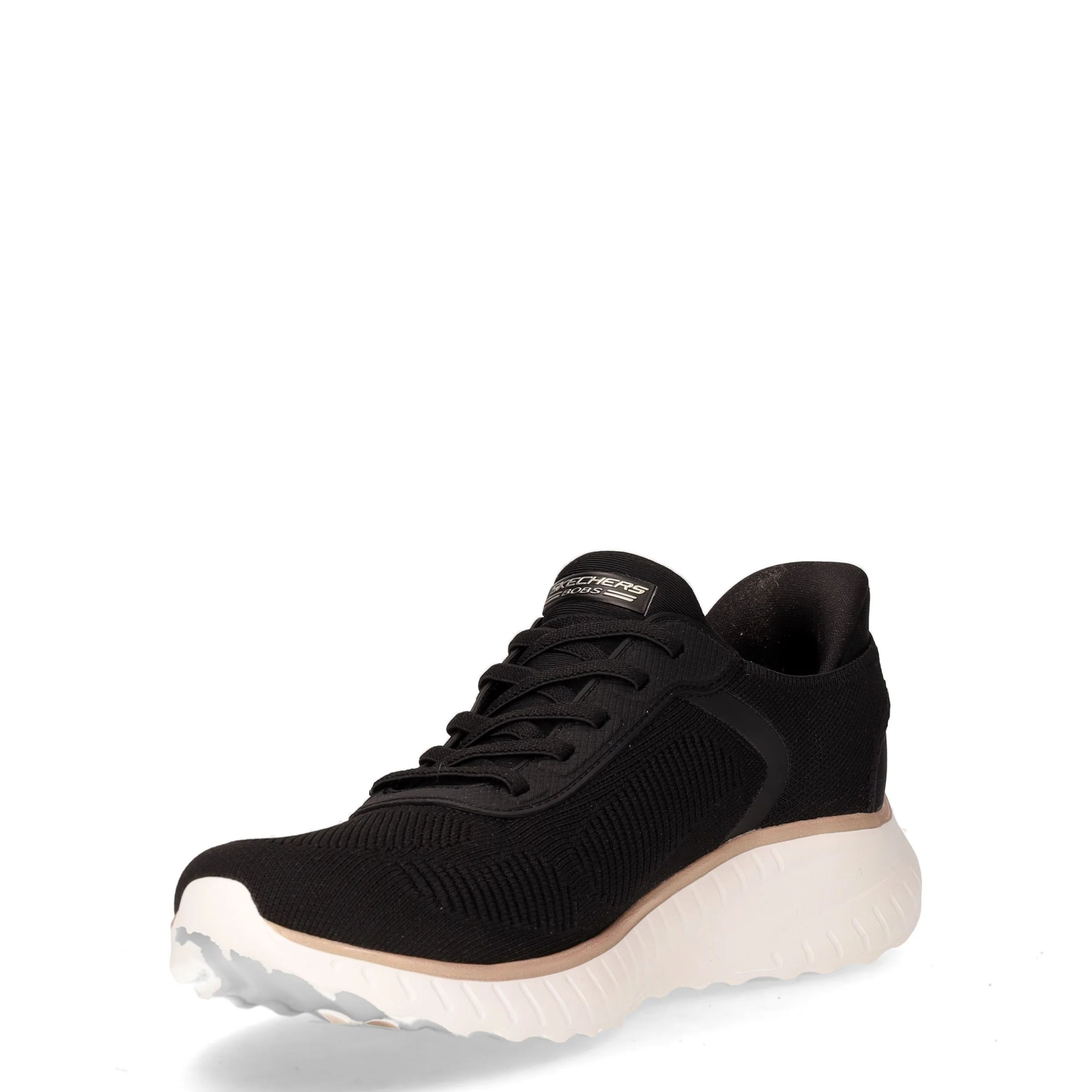 Bobs Squad Chaos Current Muse sneaker slip ins in tessuto nero - Image 3