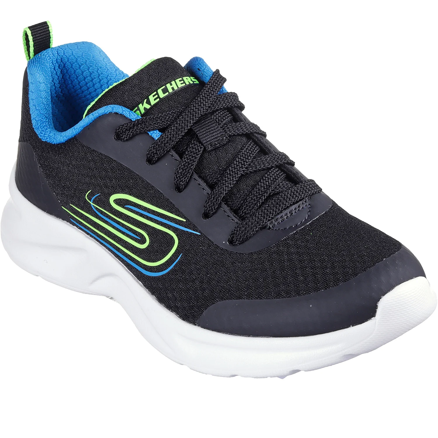 Dynamatic voronox sneaker bambino black blue lime - Image 2