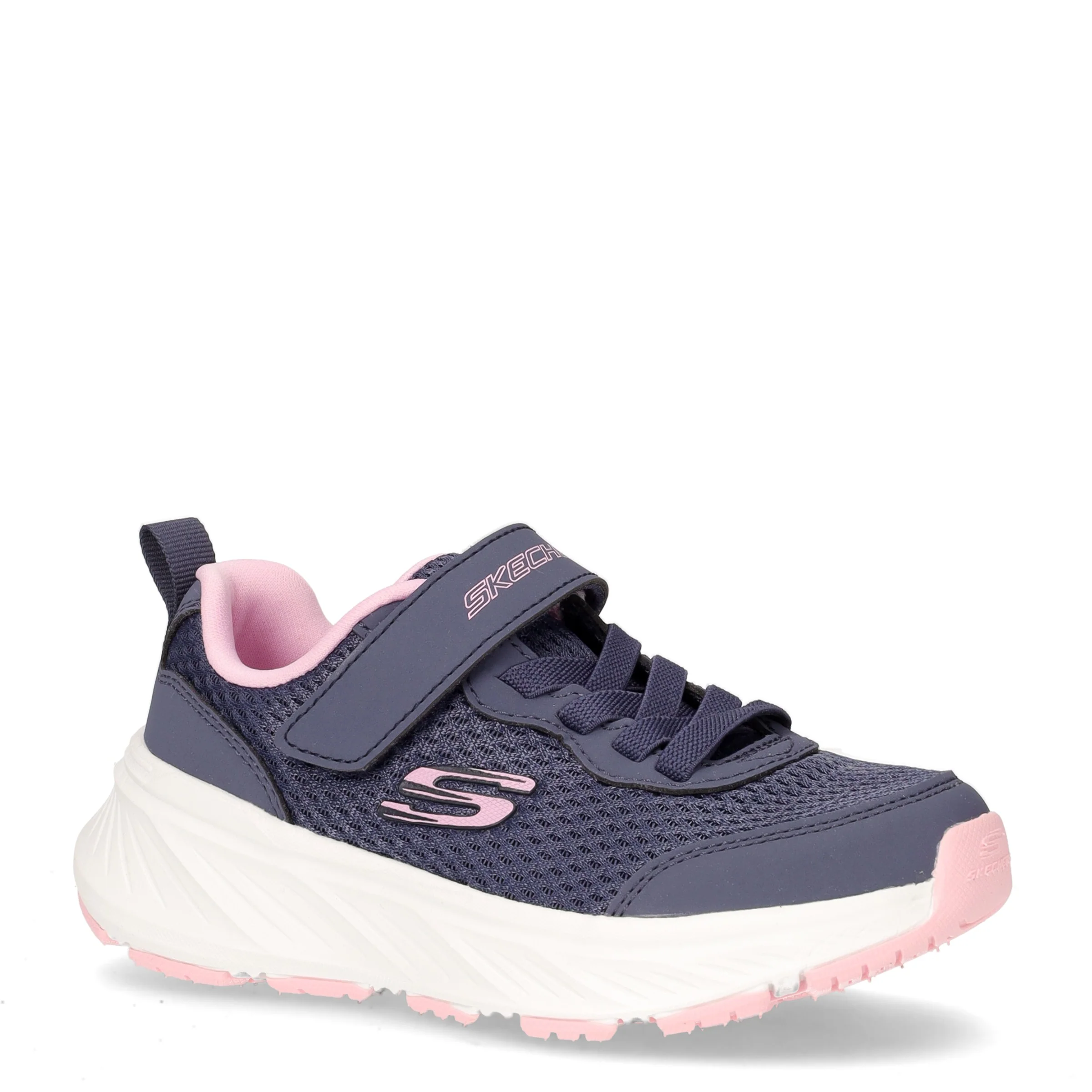Edgeride Smooth Journey sneaker in tessuto ed ecopelle bambina navy - Image 2