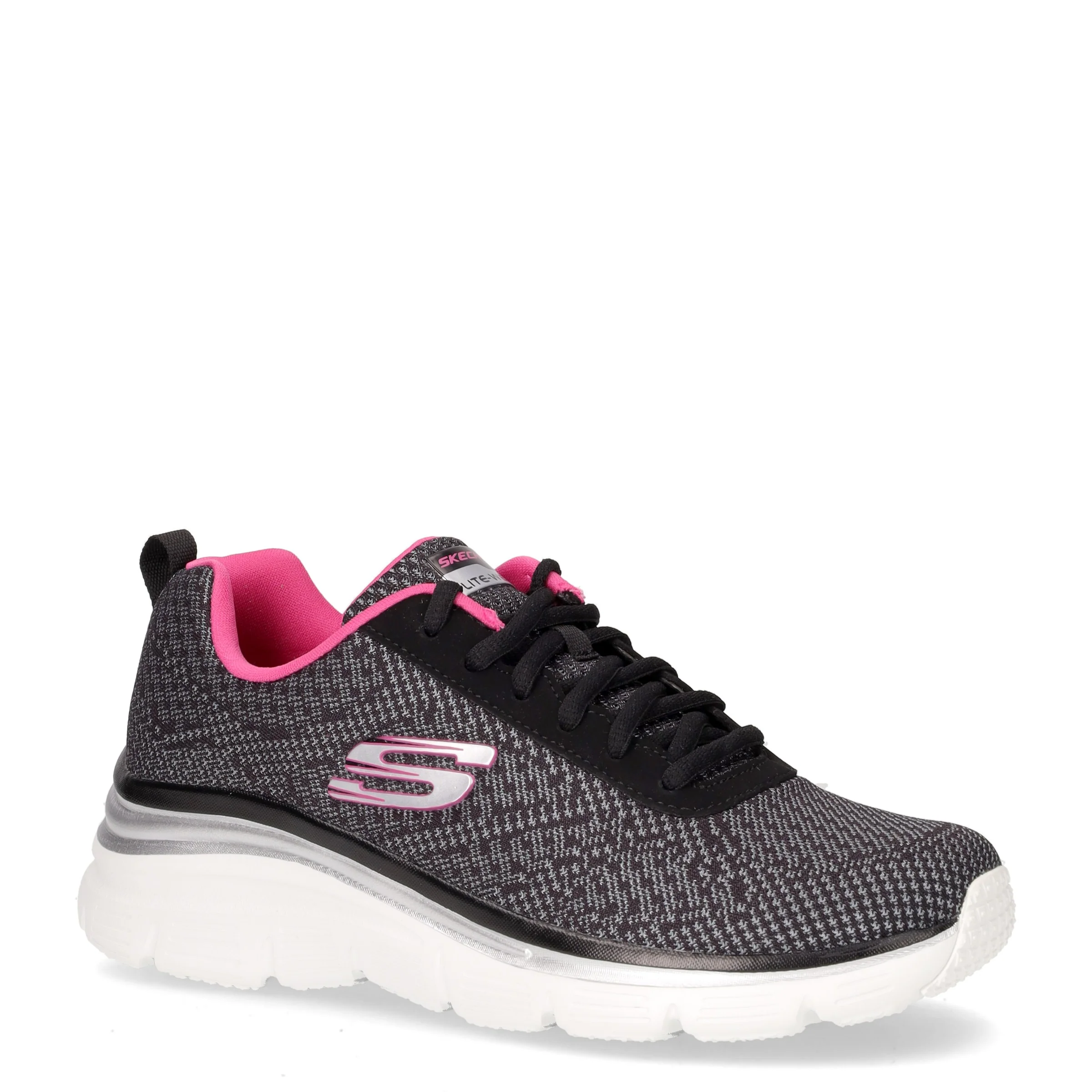 Fashion Fit Bold Boundaries sneaker in tessuto nero fuxia - Image 2