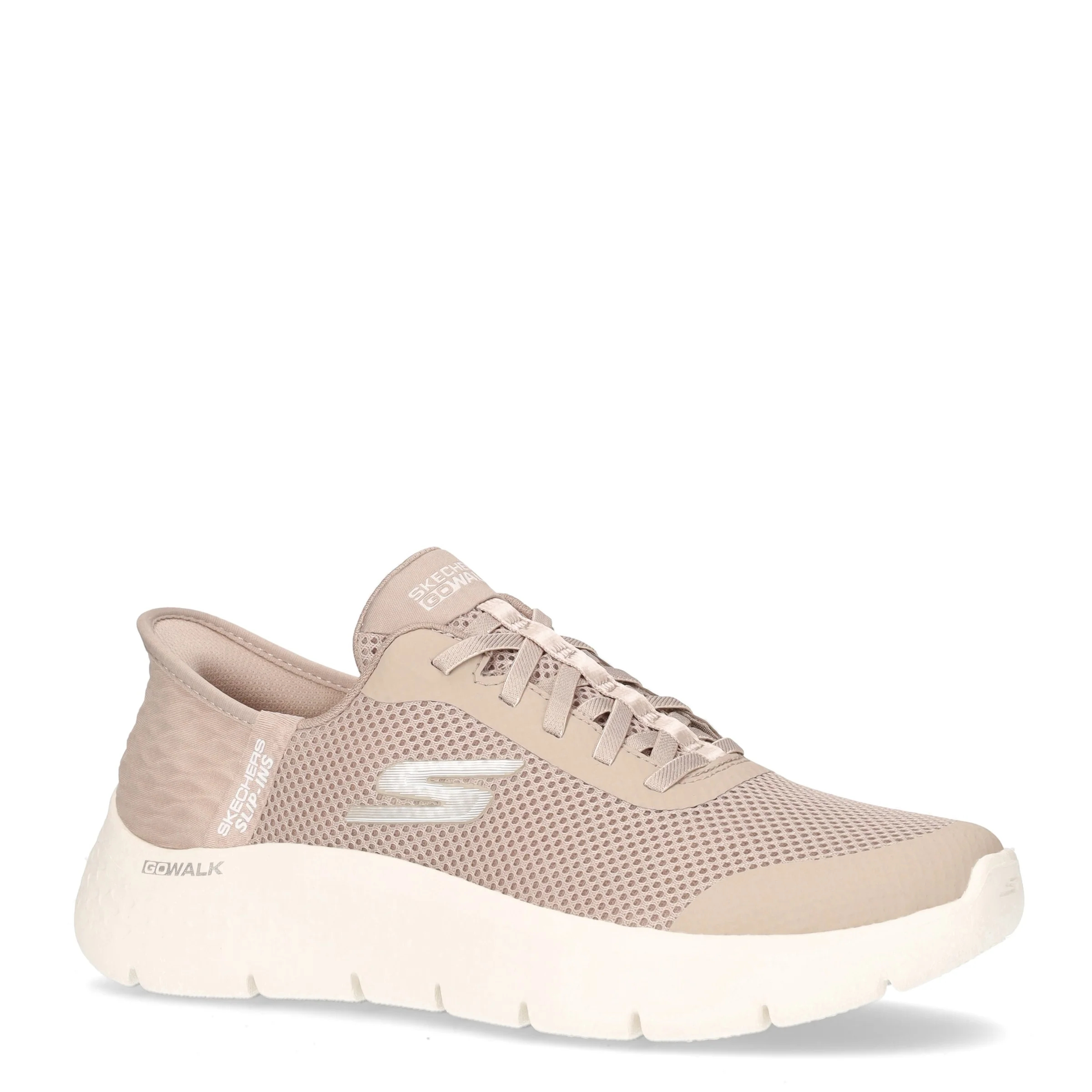 Go Walk Flex Grand Entry sneaker slip ins in tessuto taupe - Image 2