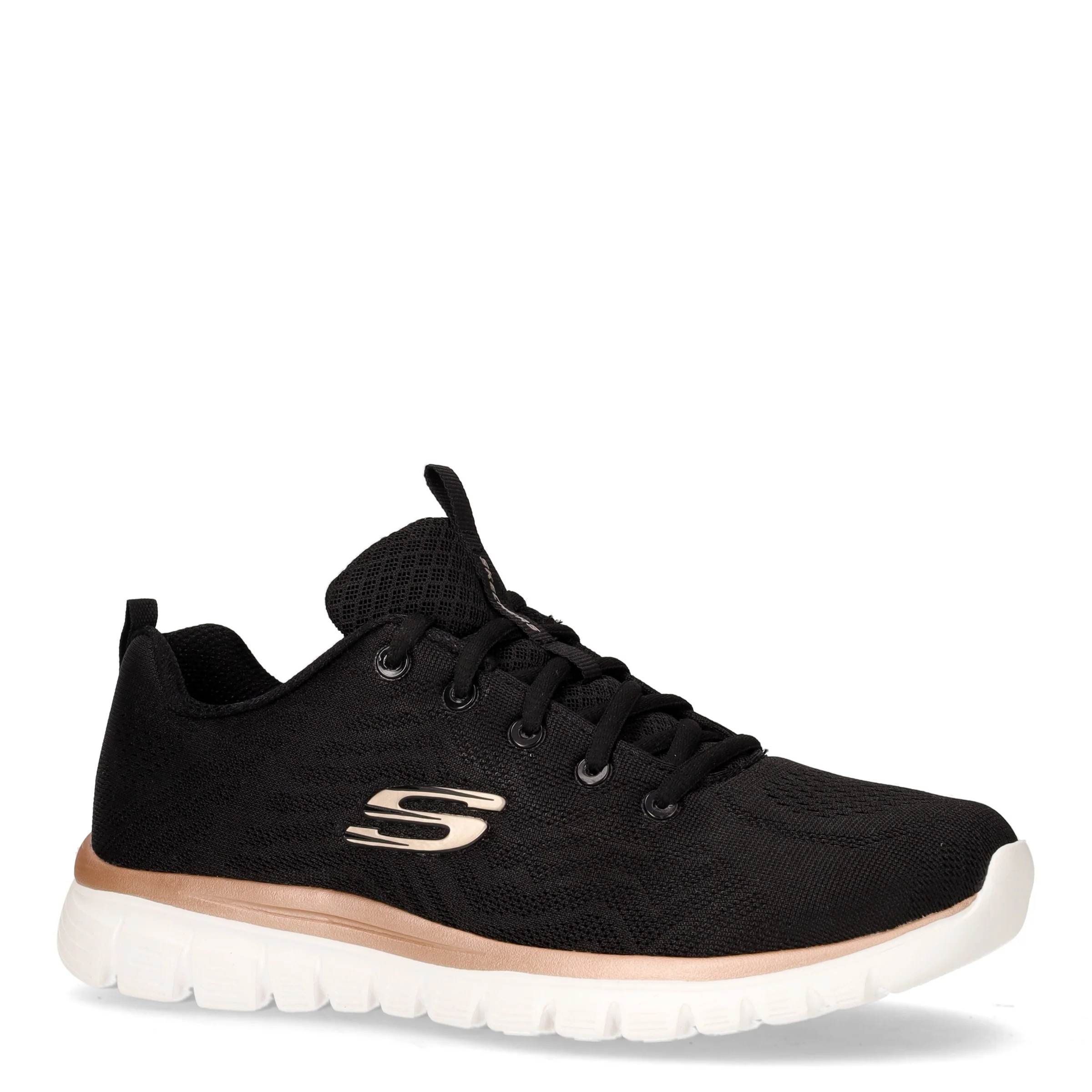 Graceful Get Connected sneaker in tessuto nero oro - Image 2