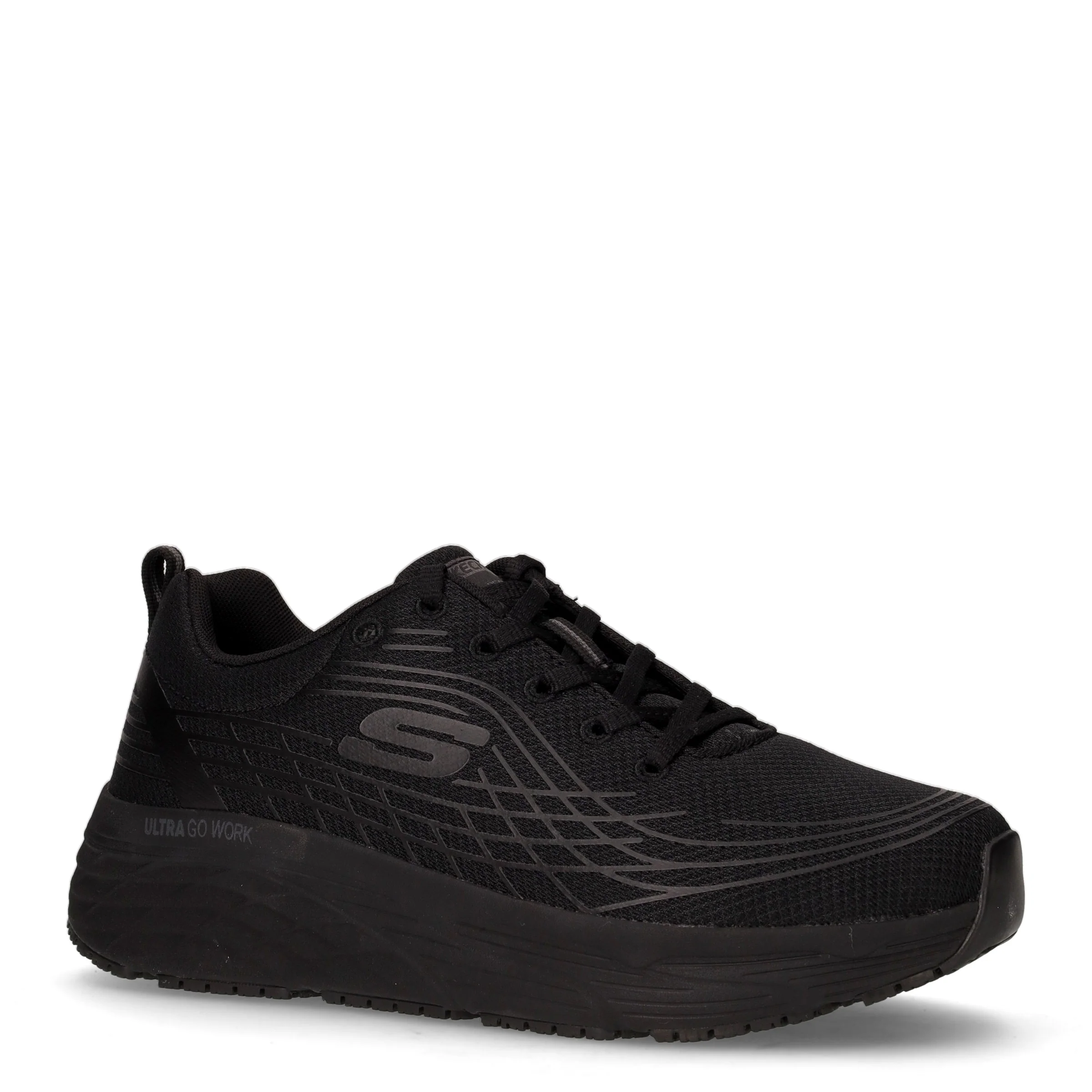 Max Cushioning Elite SR sneaker da lavoro in tessuto nero - Image 2
