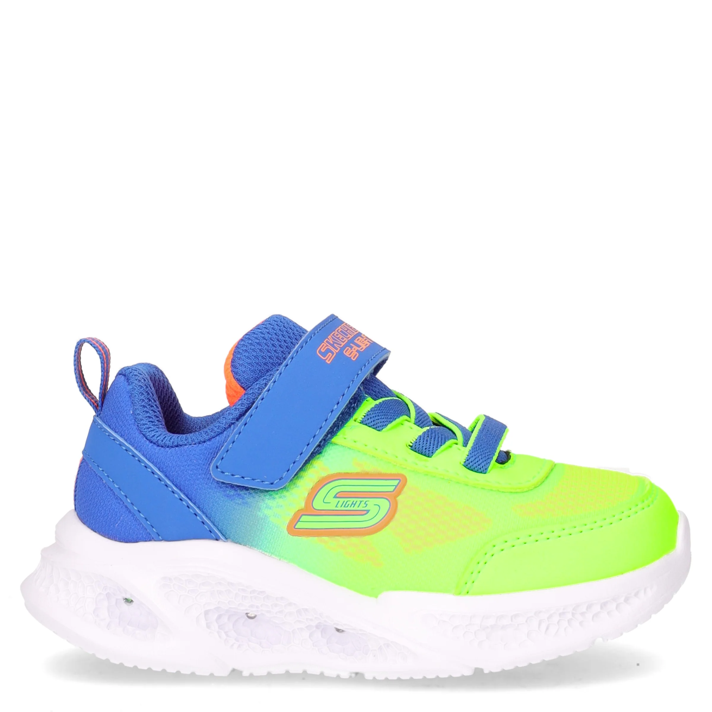 Meteor Lights Krendox sneaker con luci bambino blu lime