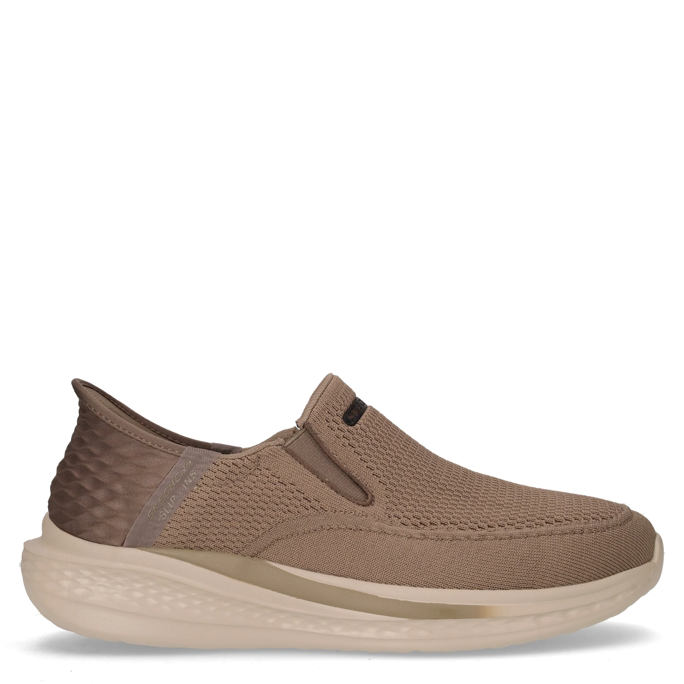 Slade Deacon sneaker slip on in tessuto beige taupe
