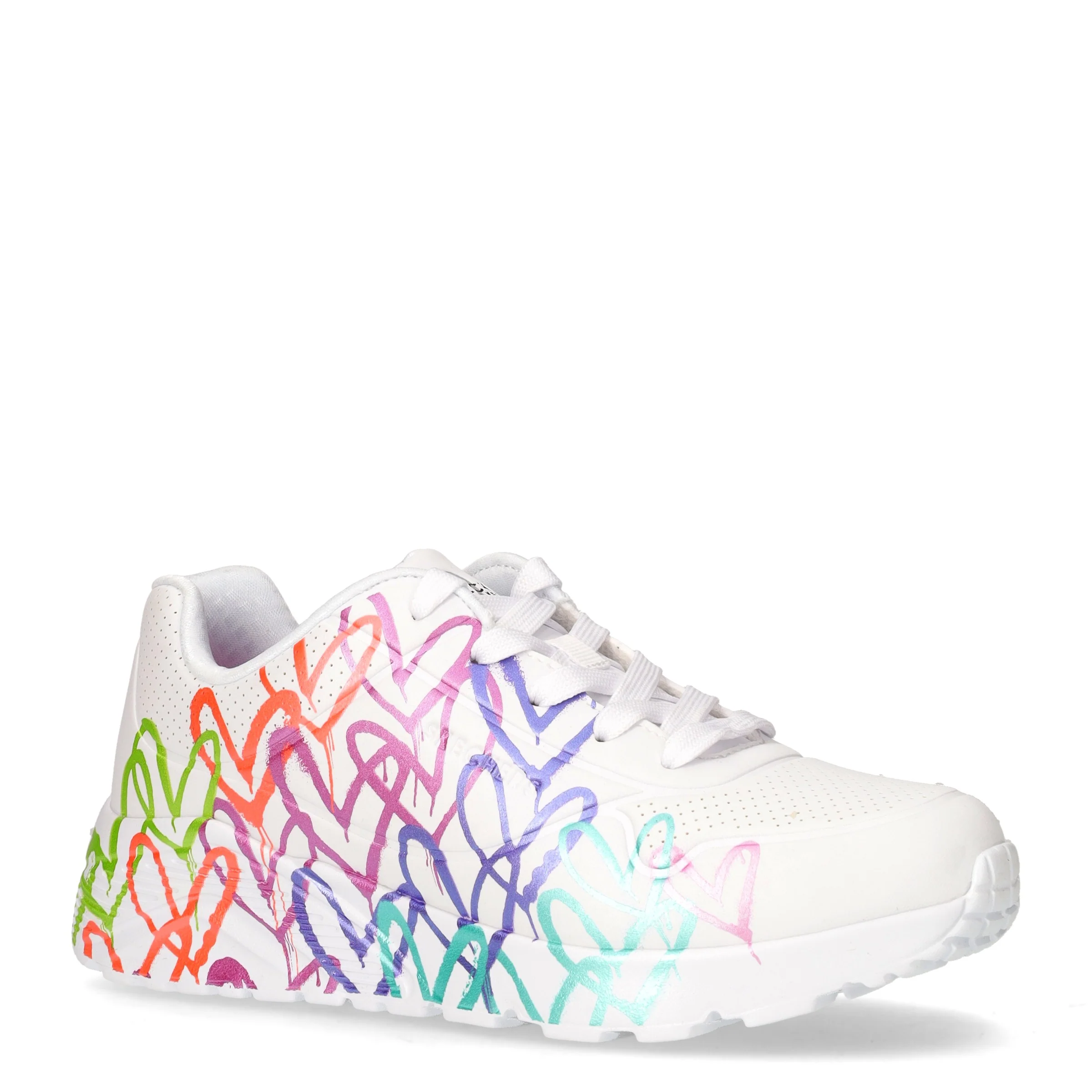 Uno Lite Metallic Joy sneaker in ecopelle ragazza bianco multicolor - Image 2