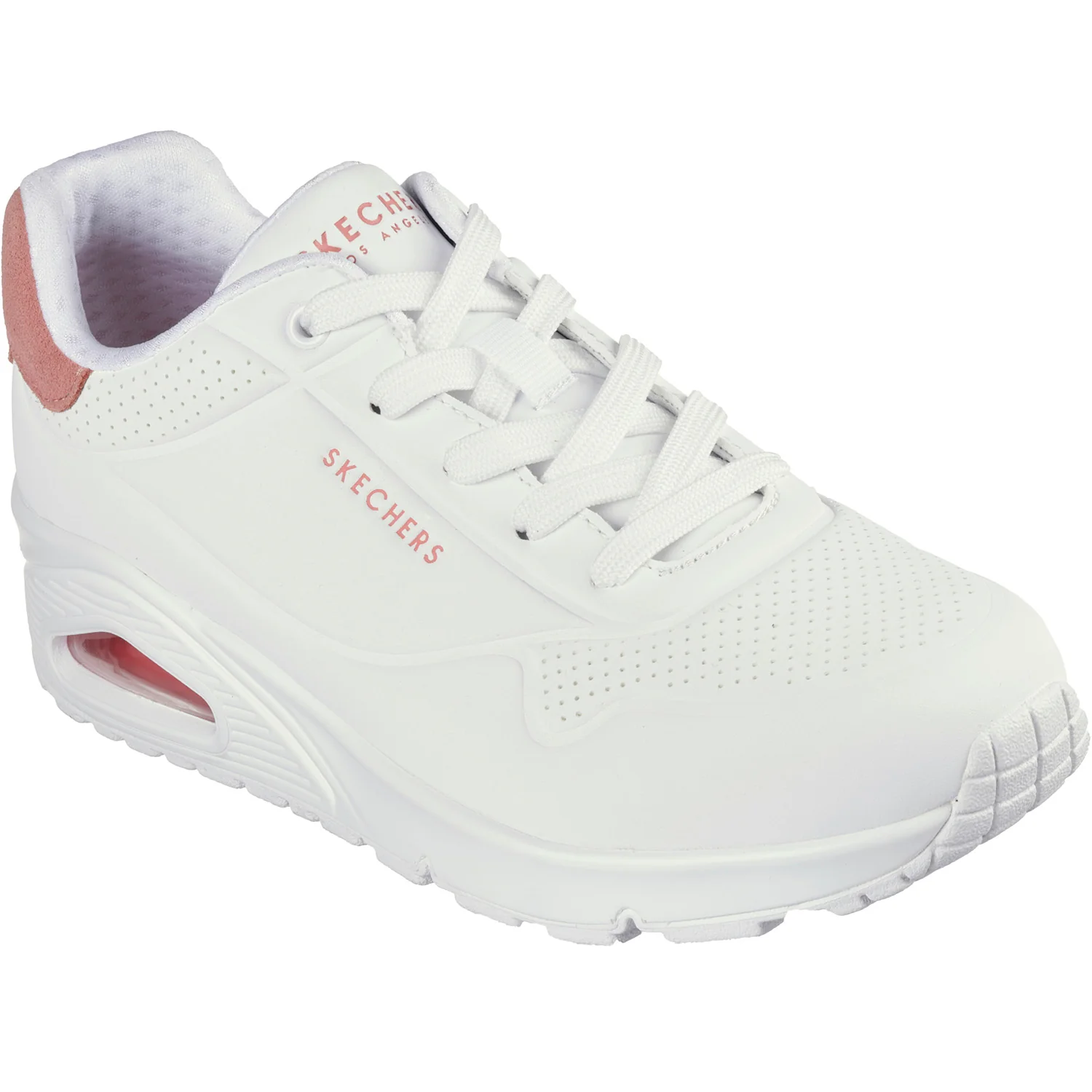 Uno Pop Back sneaker white hot coral - Image 2