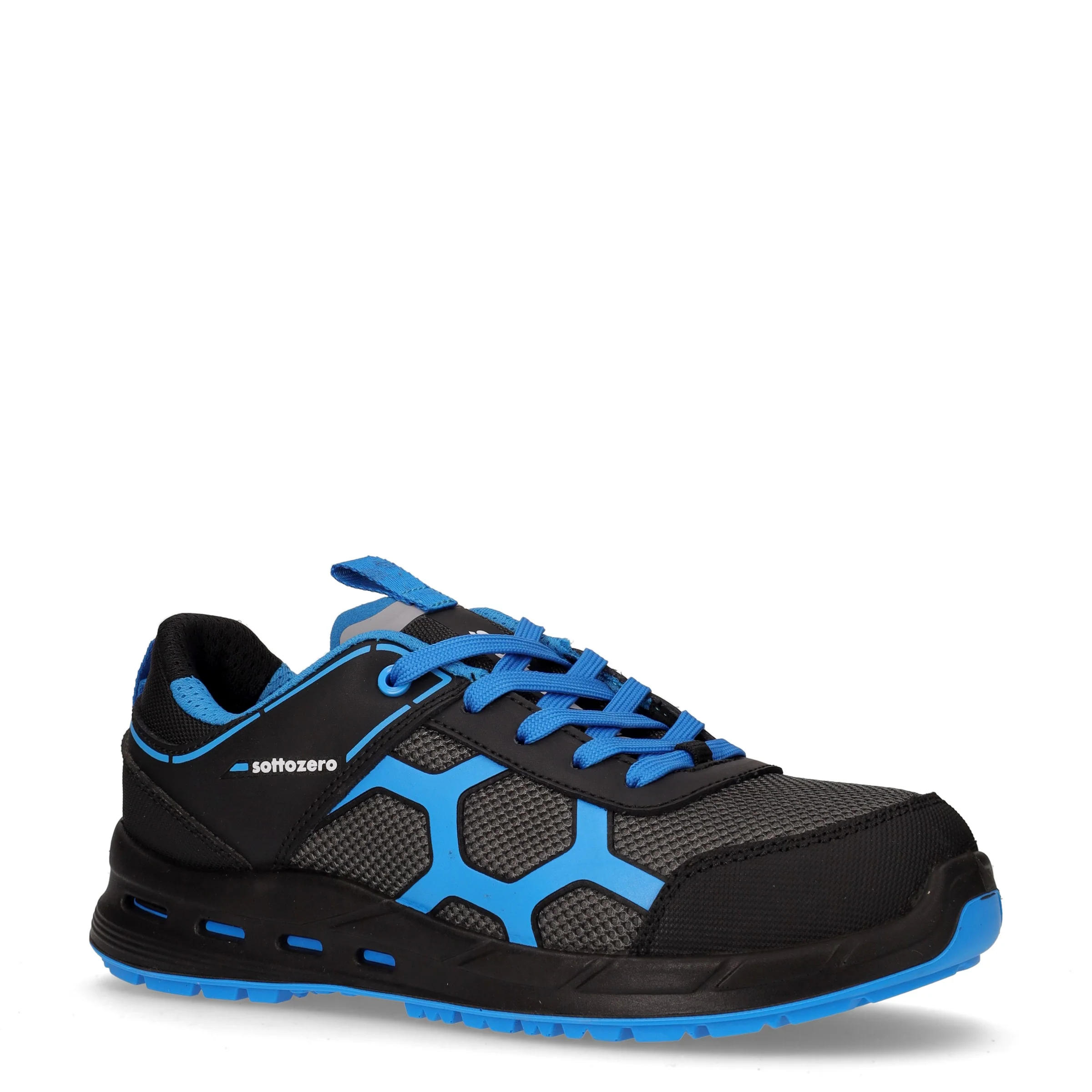 Ufo scarpa antinfortunistica in pelle blu - Image 2