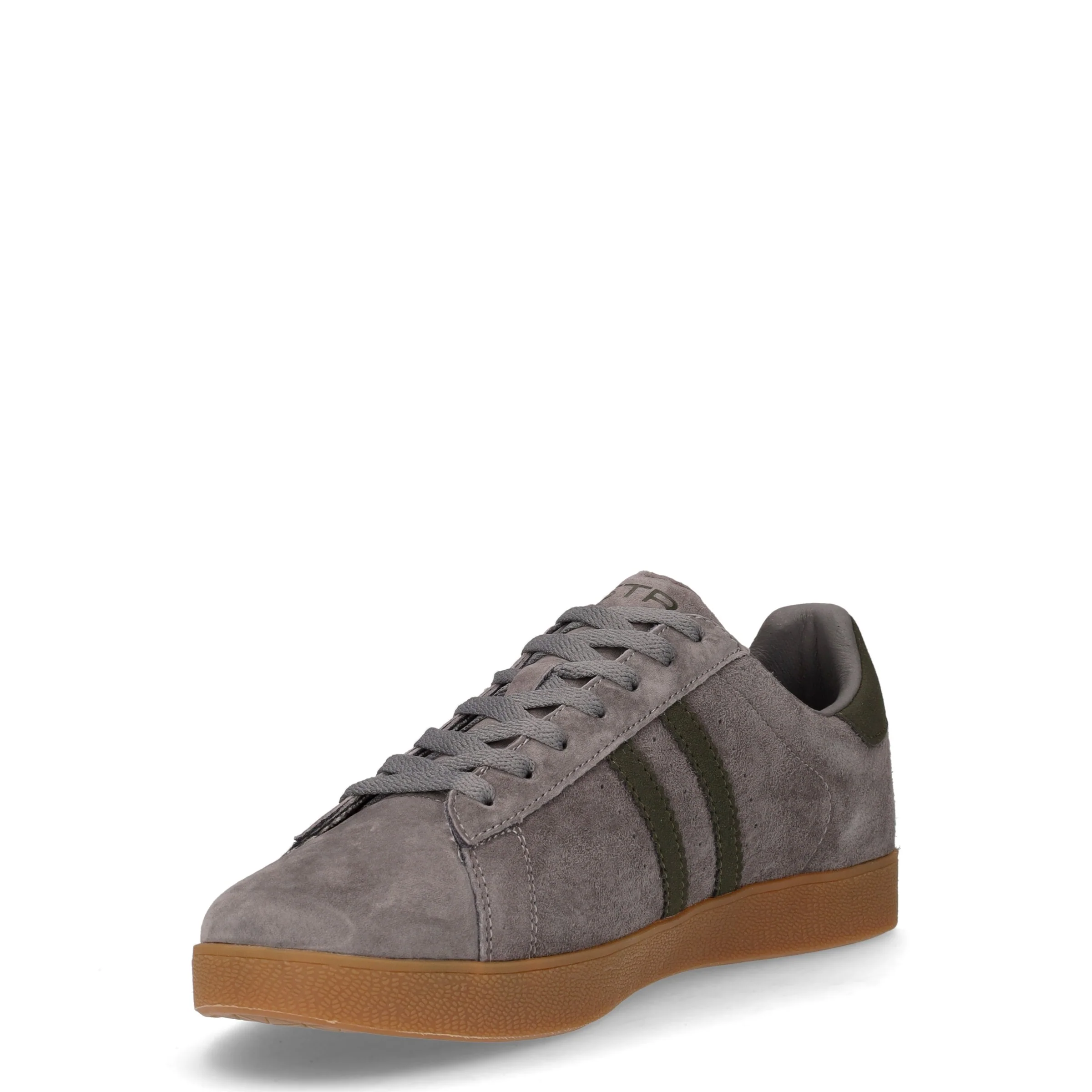 Sneaker in pelle grigio - Image 3