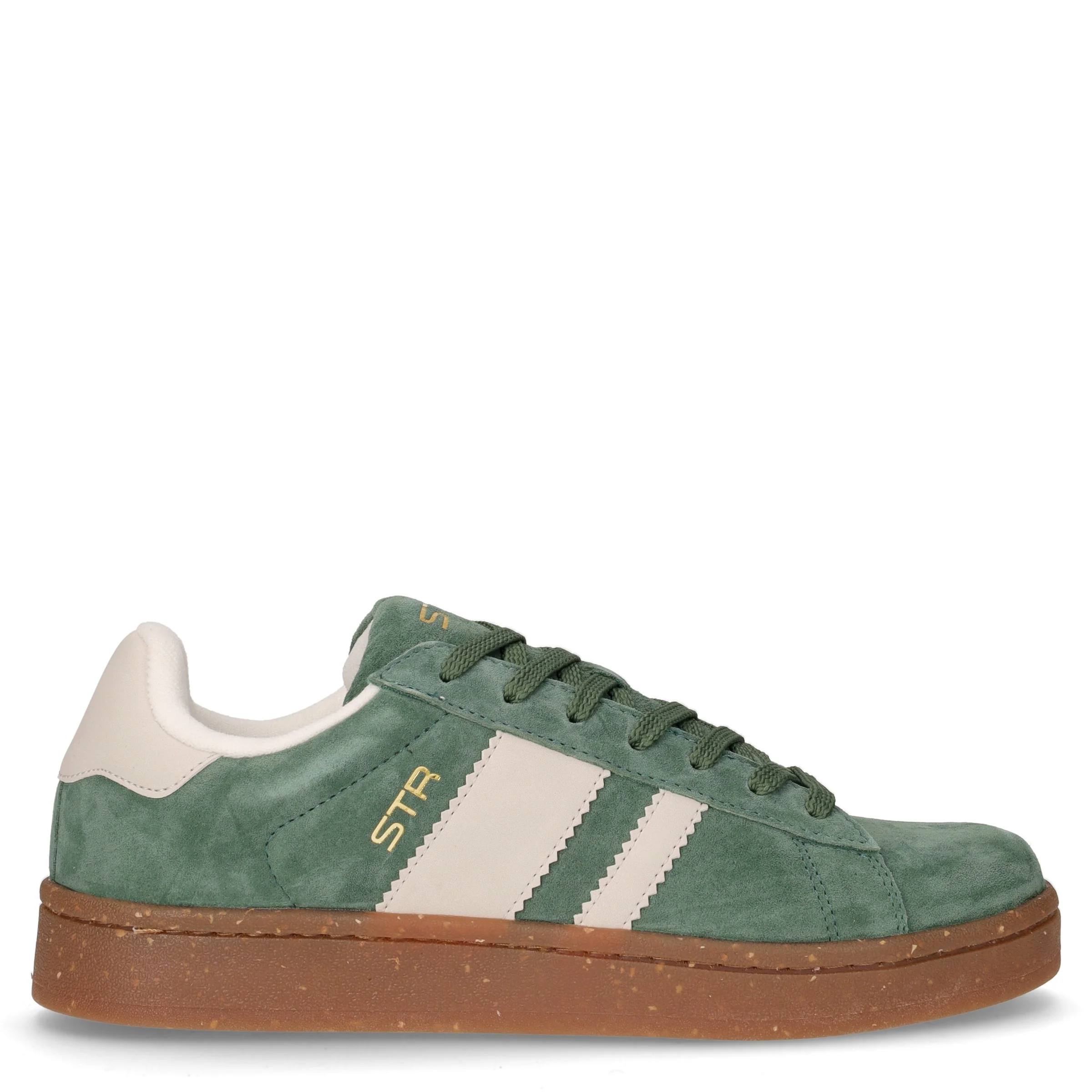 Sneaker in pelle verde