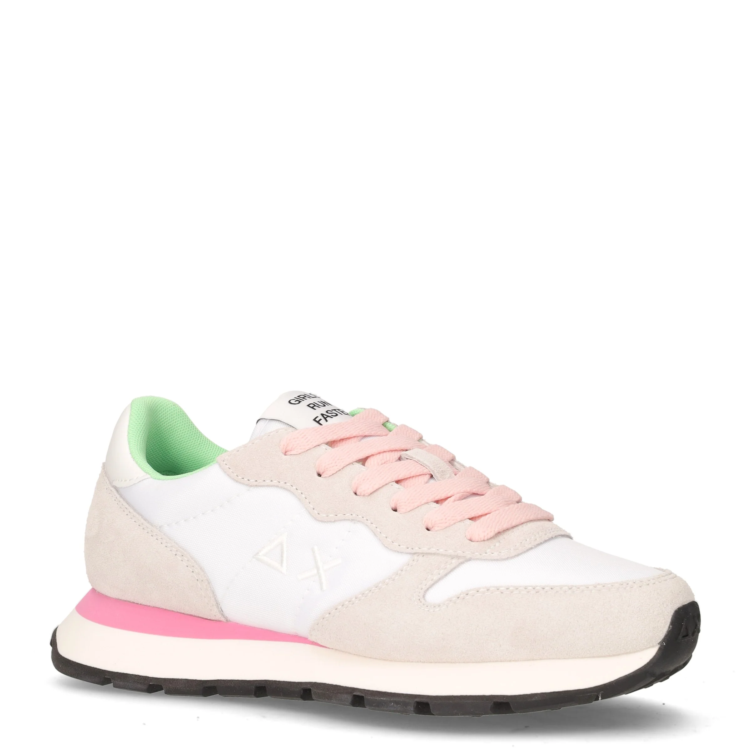 Ally Solid sneaker in pelle e tessuto bianco - Image 2