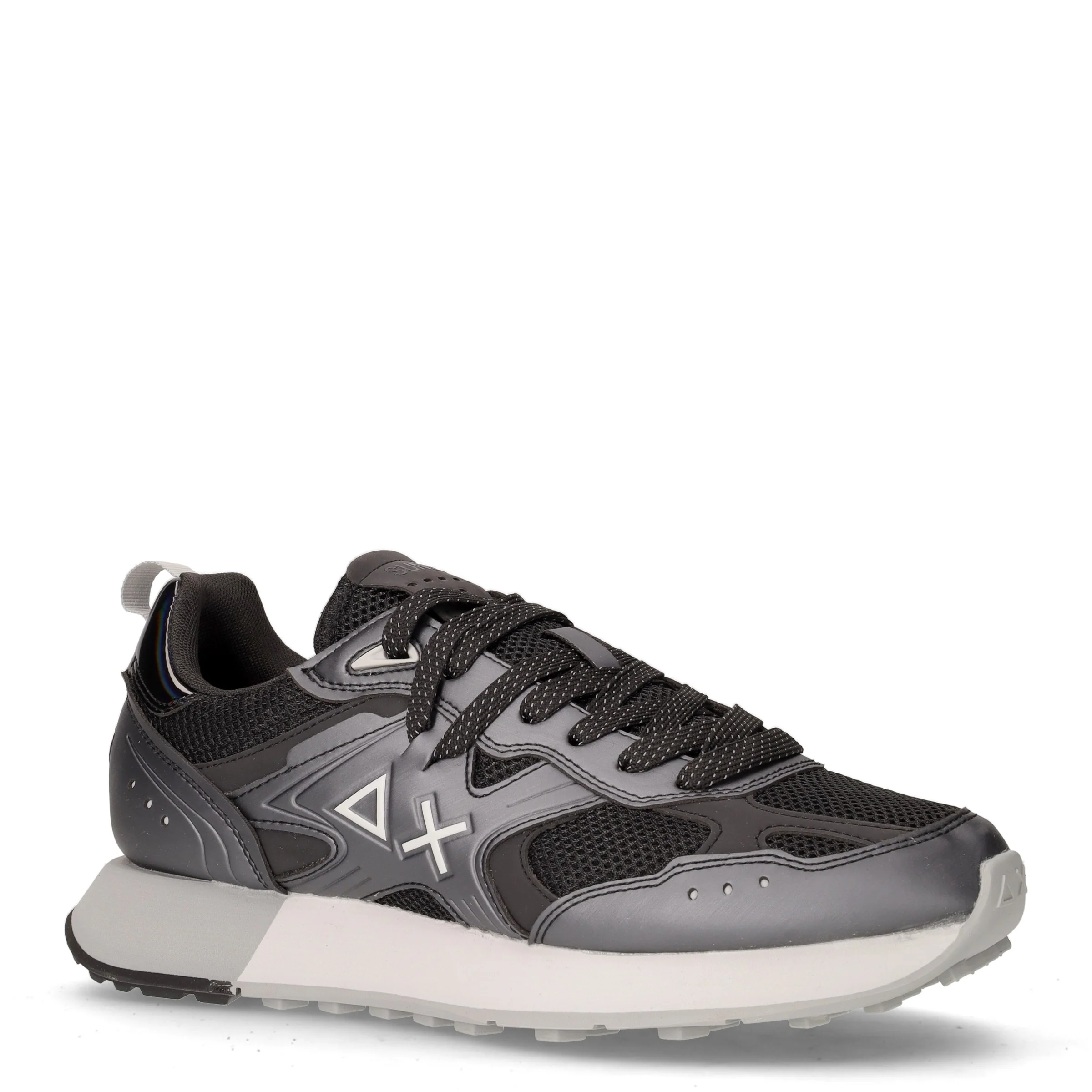 Jaki 2.0 Silver Mesh sneaker in pelle e tessuto nero - Image 2