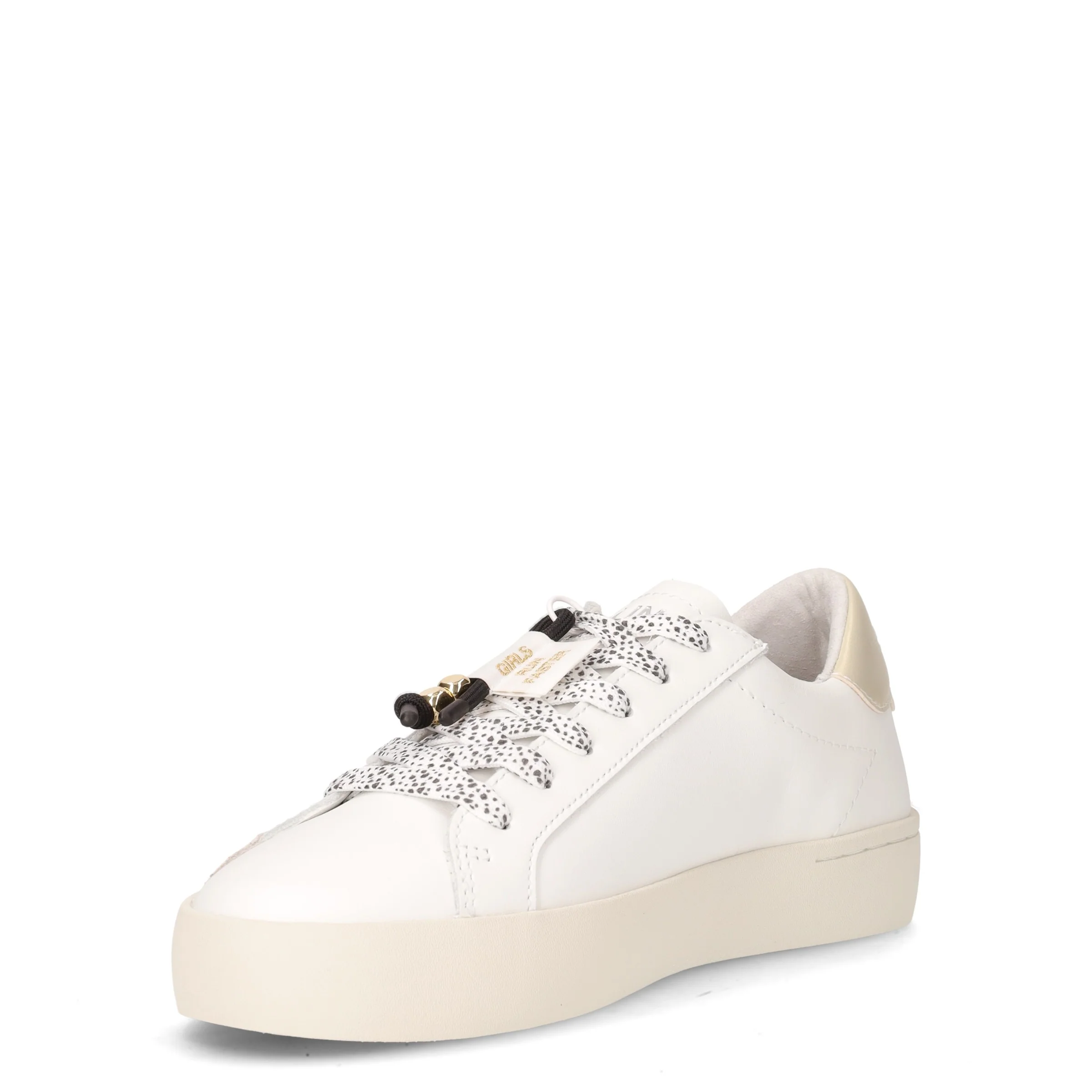 Katy Leather sneaker in pelle ed ecopelle bianco - Image 3