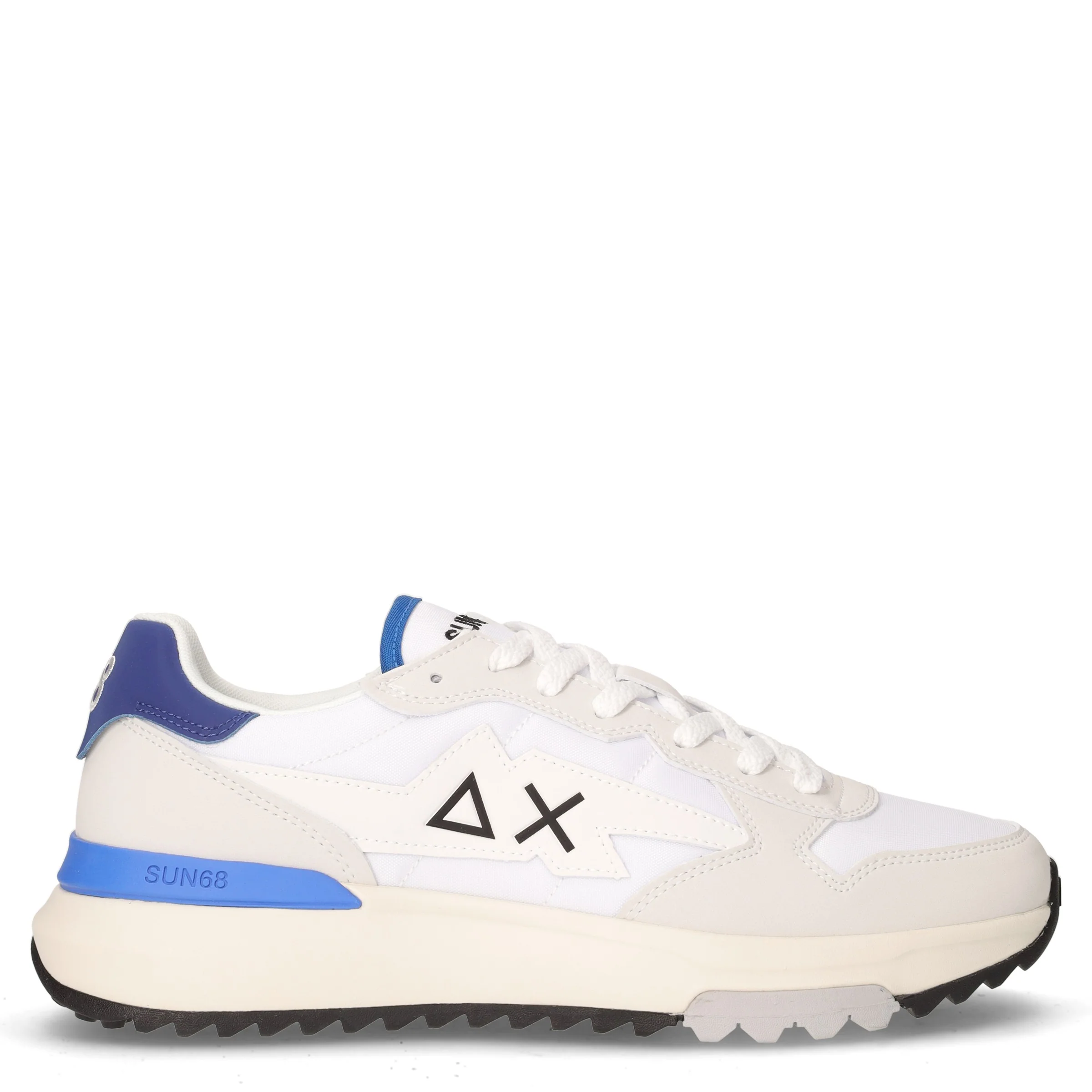 Niki 2.0 Solid sneaker in pelle e tessuto bianco