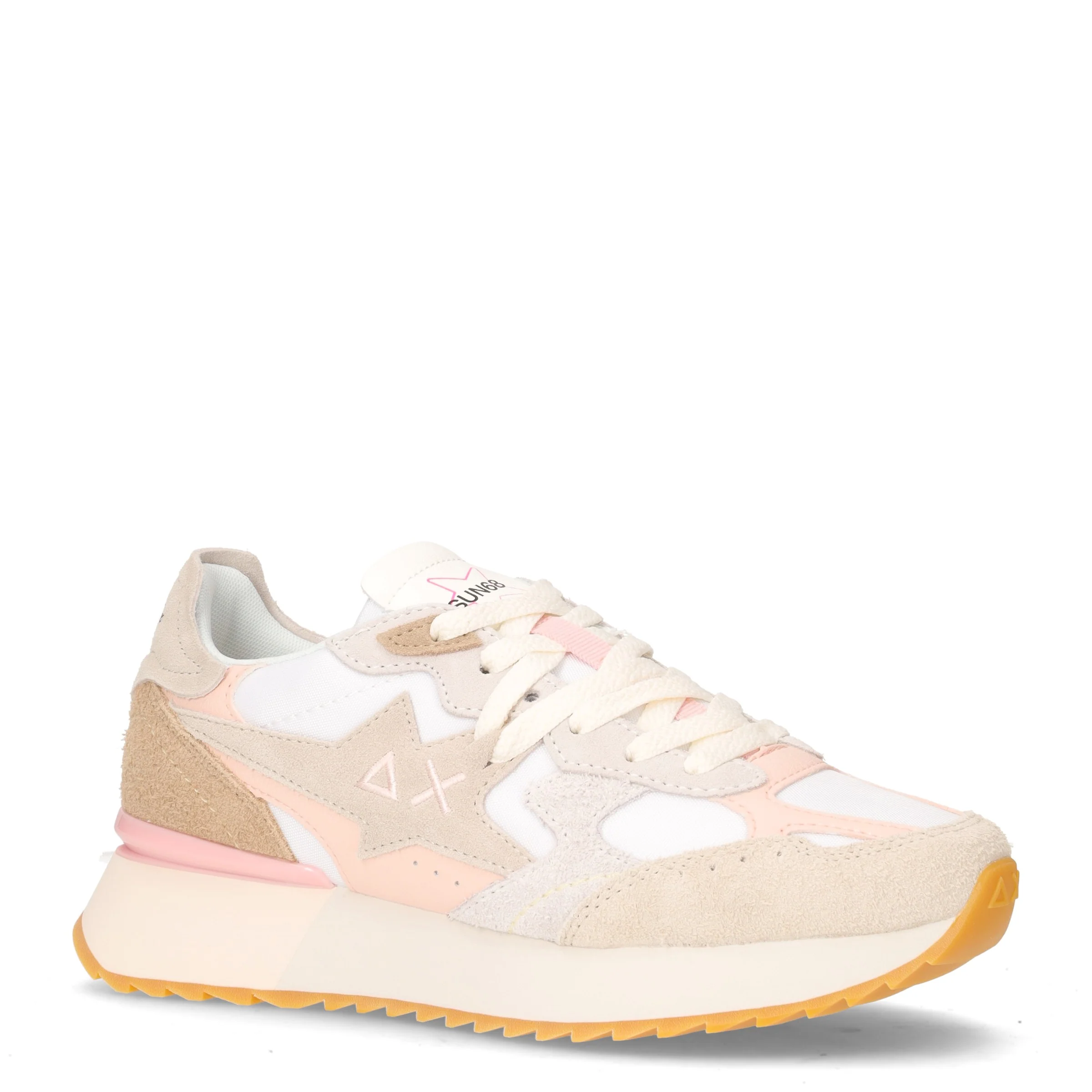 Starlight Multicolor Option sneaker in pelle e tessuto bianco - Image 2