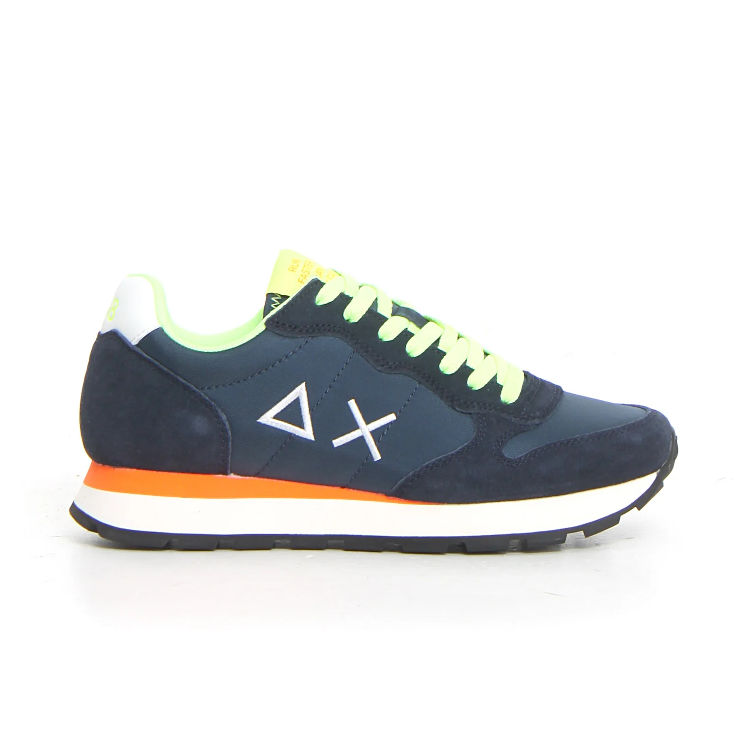 Tom fluo sneaker navy