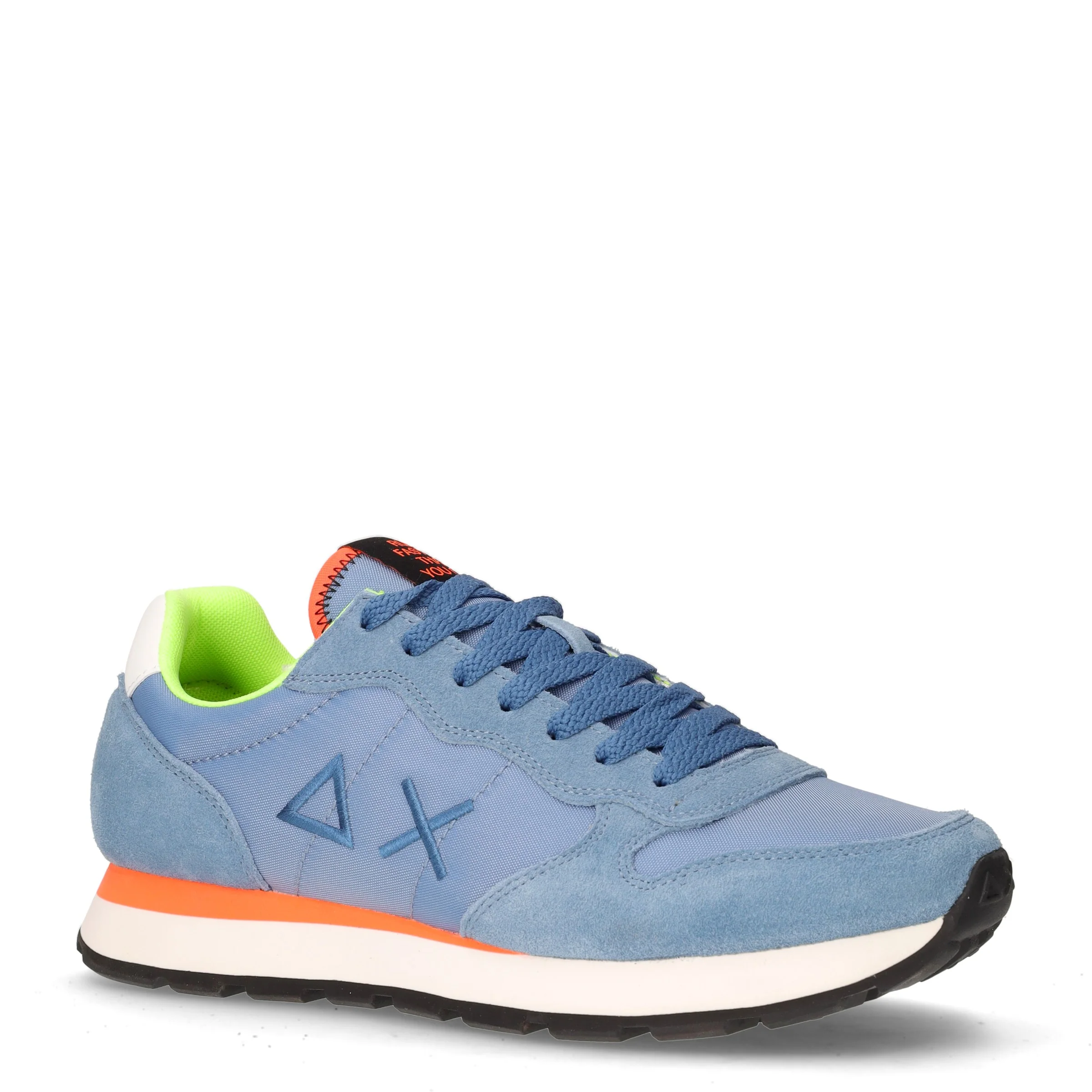 Tom Solid sneaker in pelle e tessuto avio - Image 2