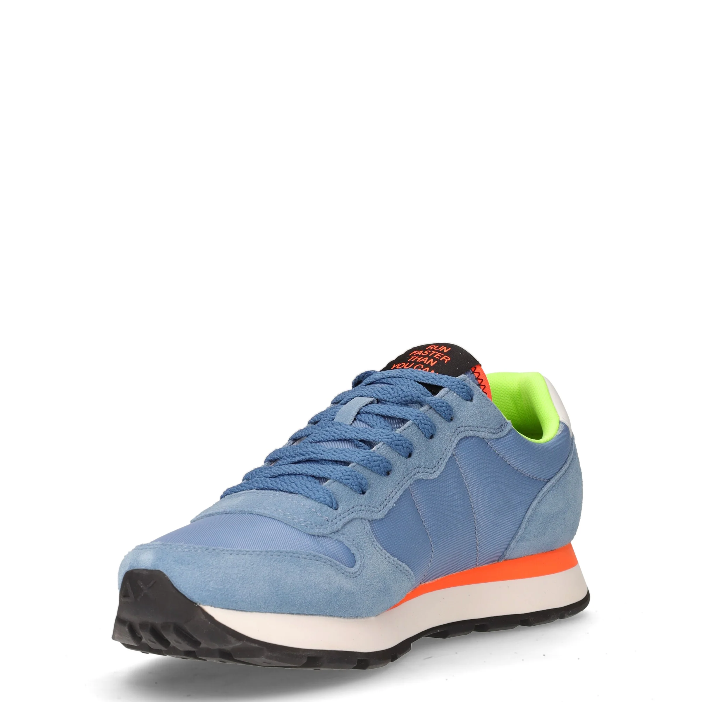 Tom Solid sneaker in pelle e tessuto avio - Image 3