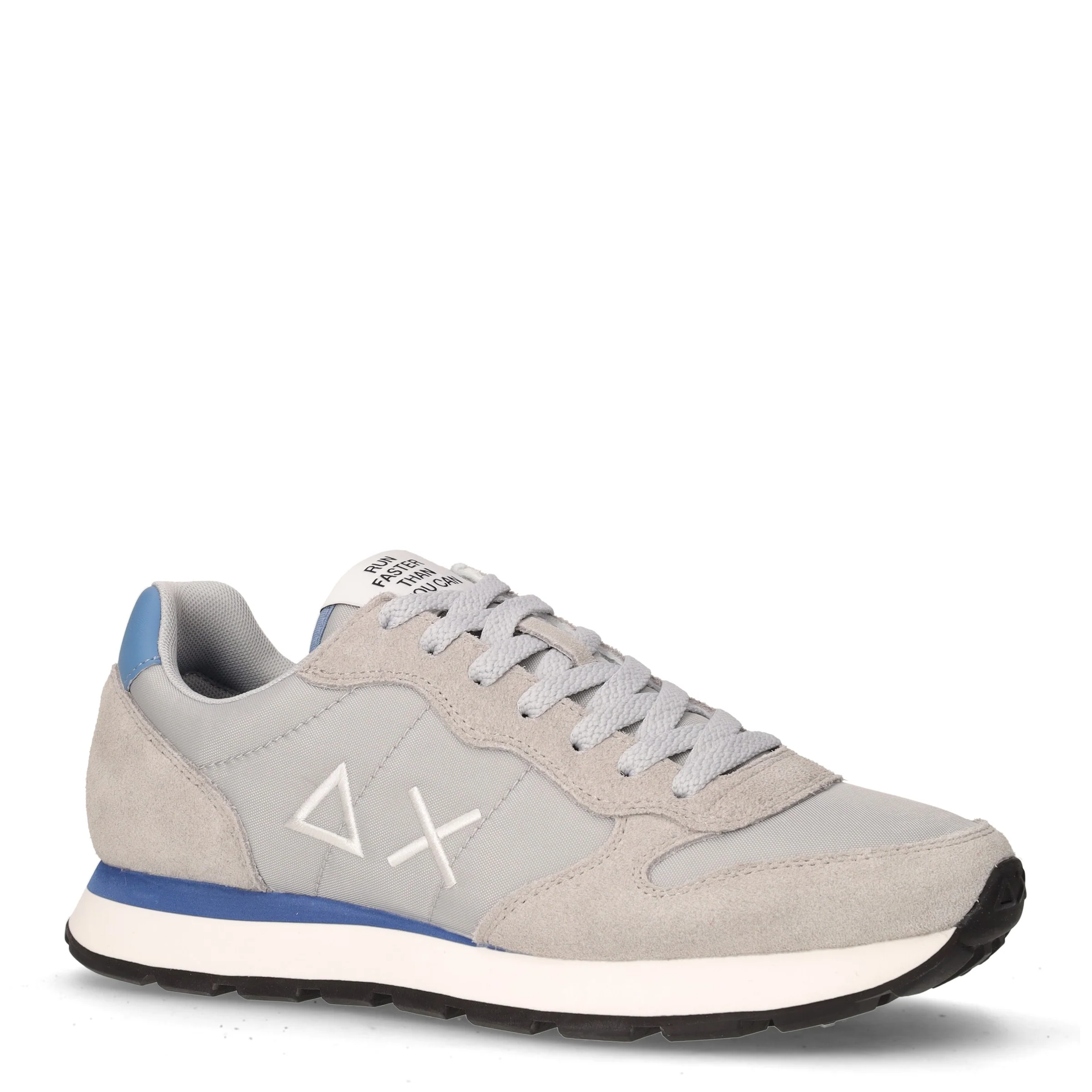 Tom Solid sneaker in pelle e tessuto grigio - Image 2