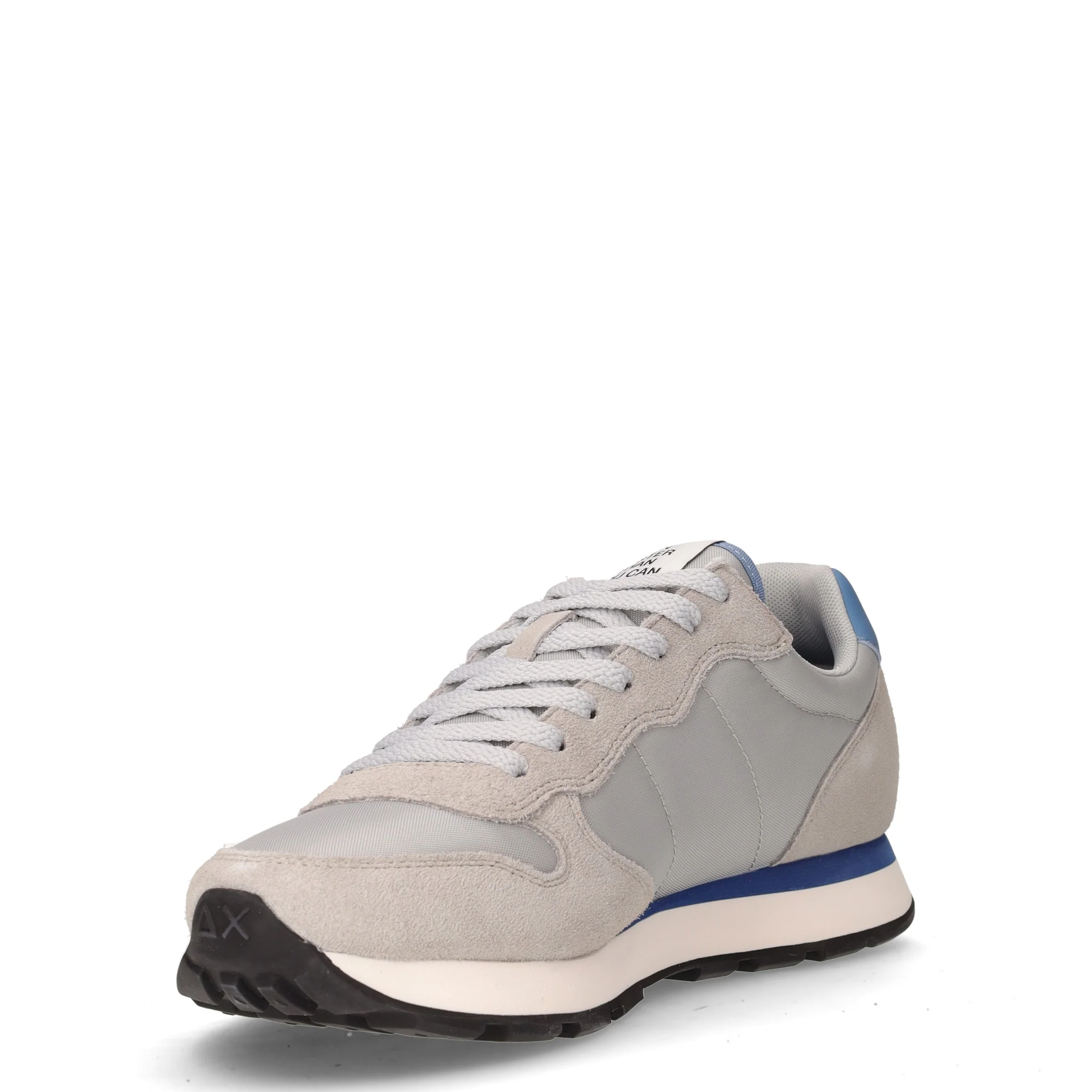 Tom Solid sneaker in pelle e tessuto grigio - Image 3
