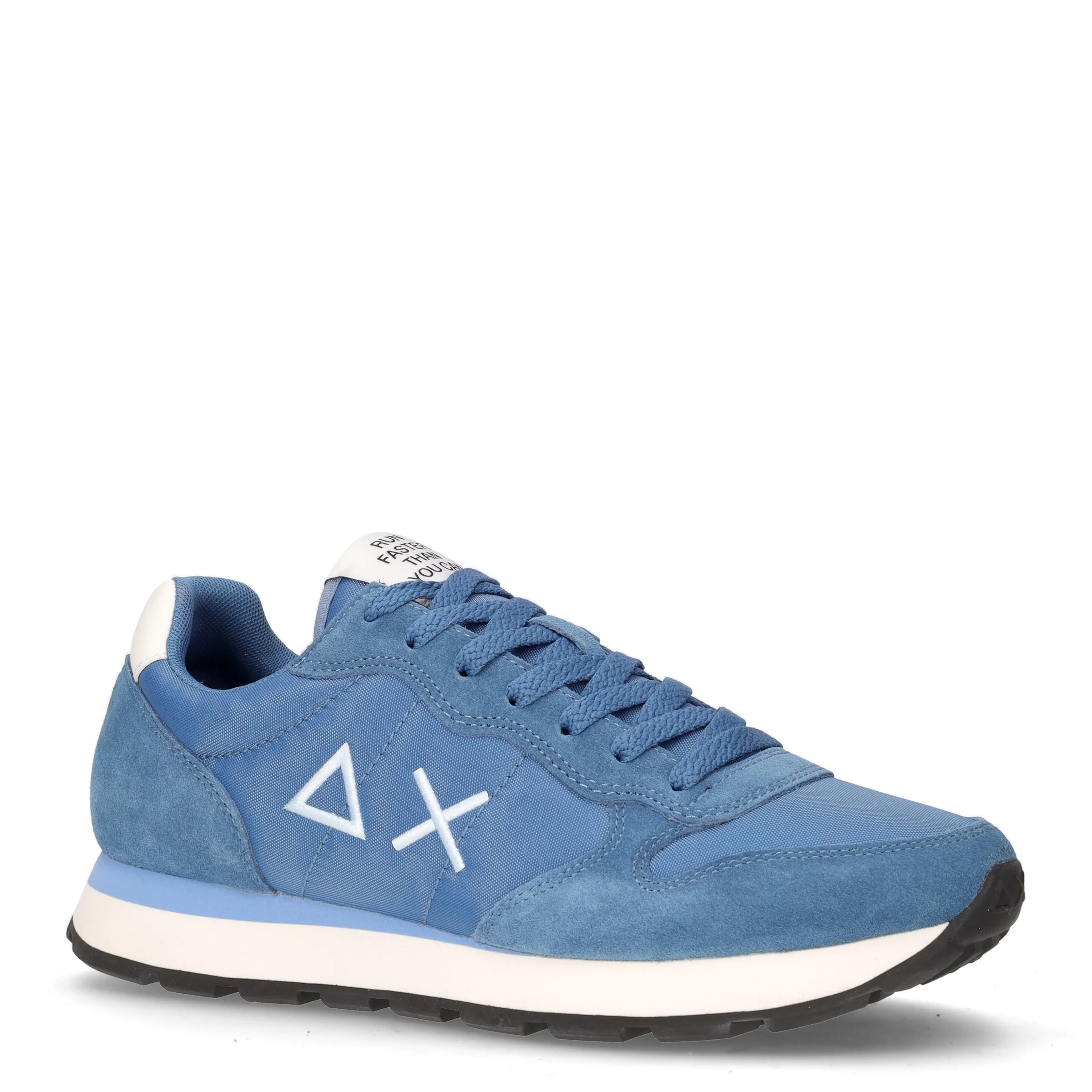 Tom Solid sneaker in tessuto e pelle avio - Image 2
