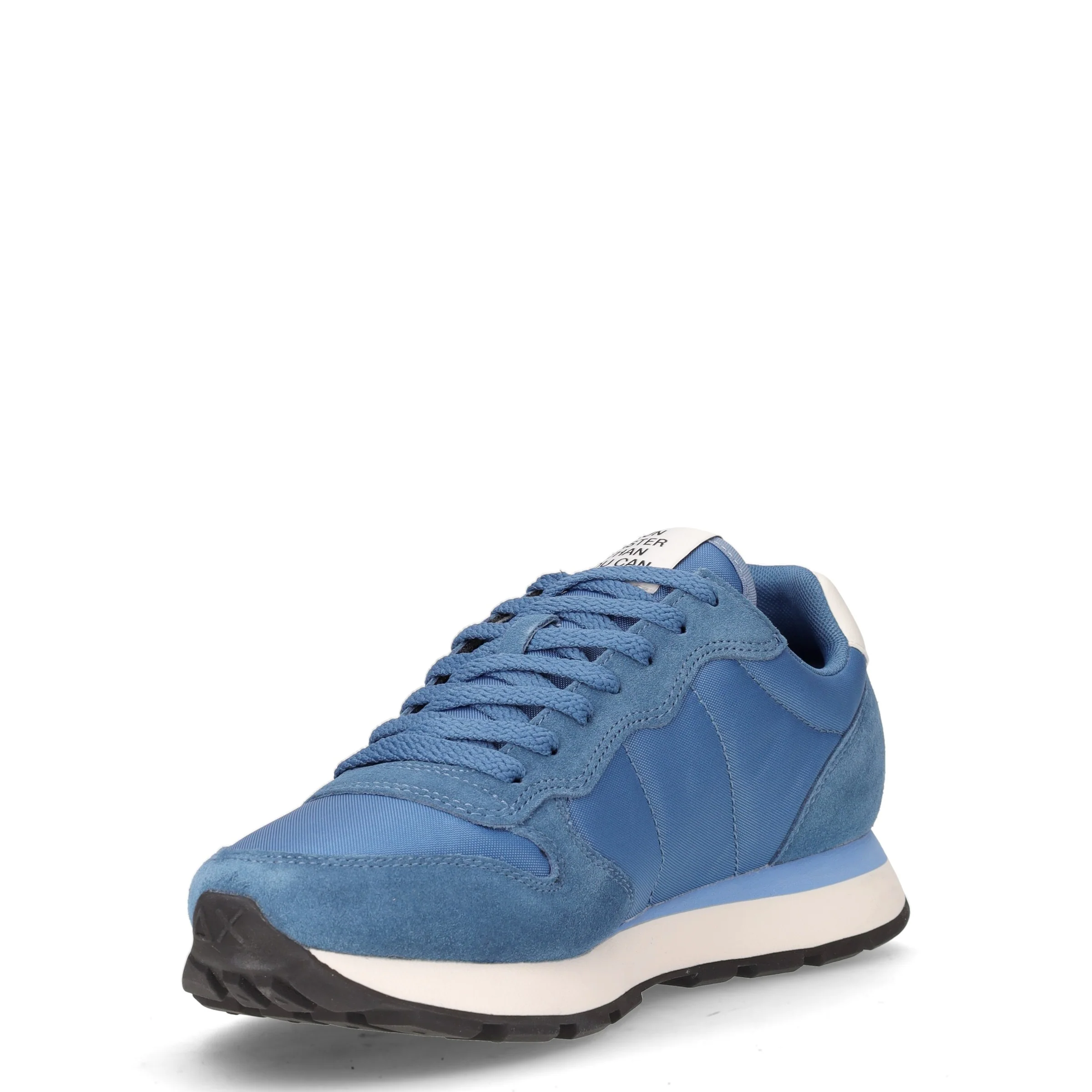 Tom Solid sneaker in tessuto e pelle avio - Image 3