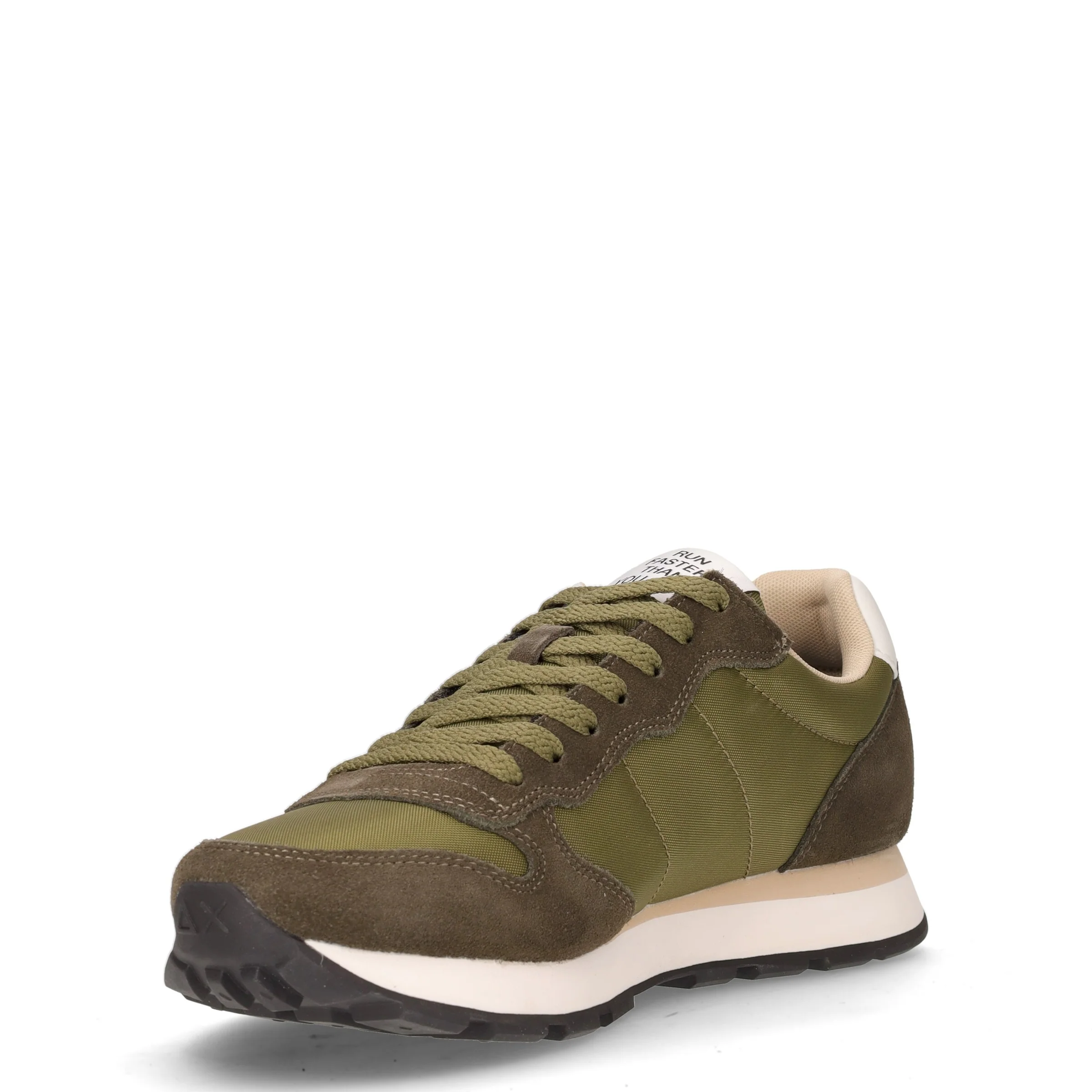 Tom Solid sneaker in tessuto e pelle militare - Image 3