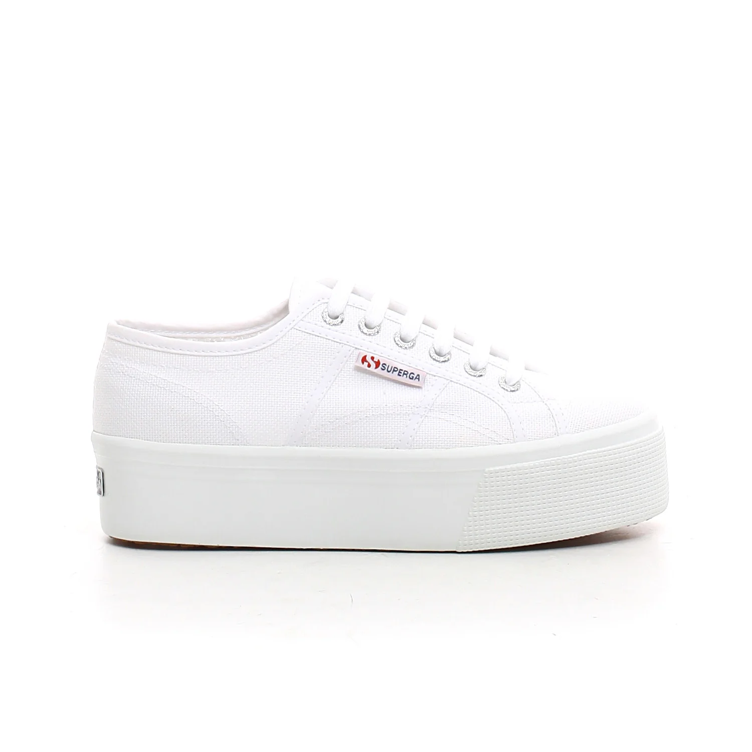 Sneaker con platform bianco