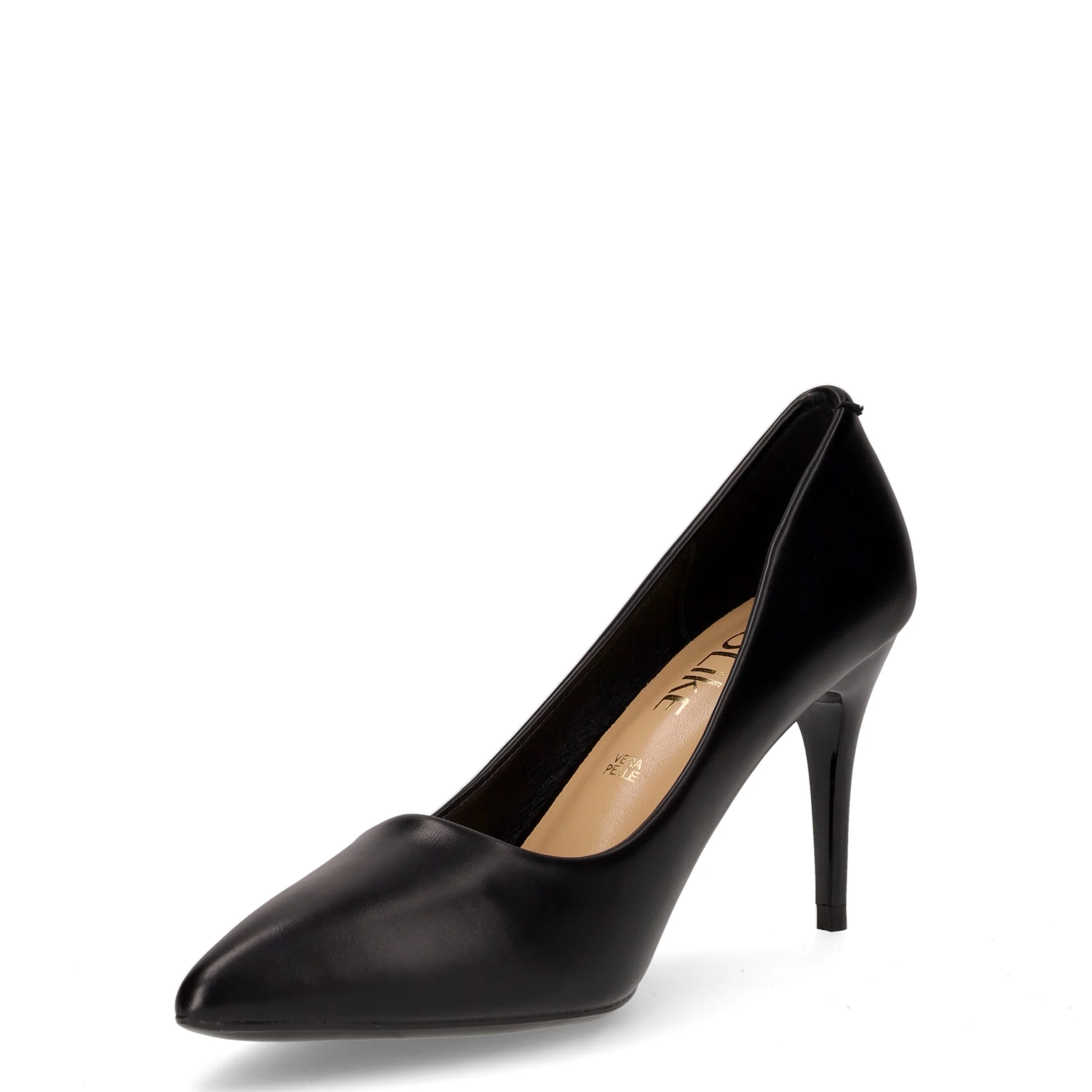Décolleté in ecopelle nero - Image 3