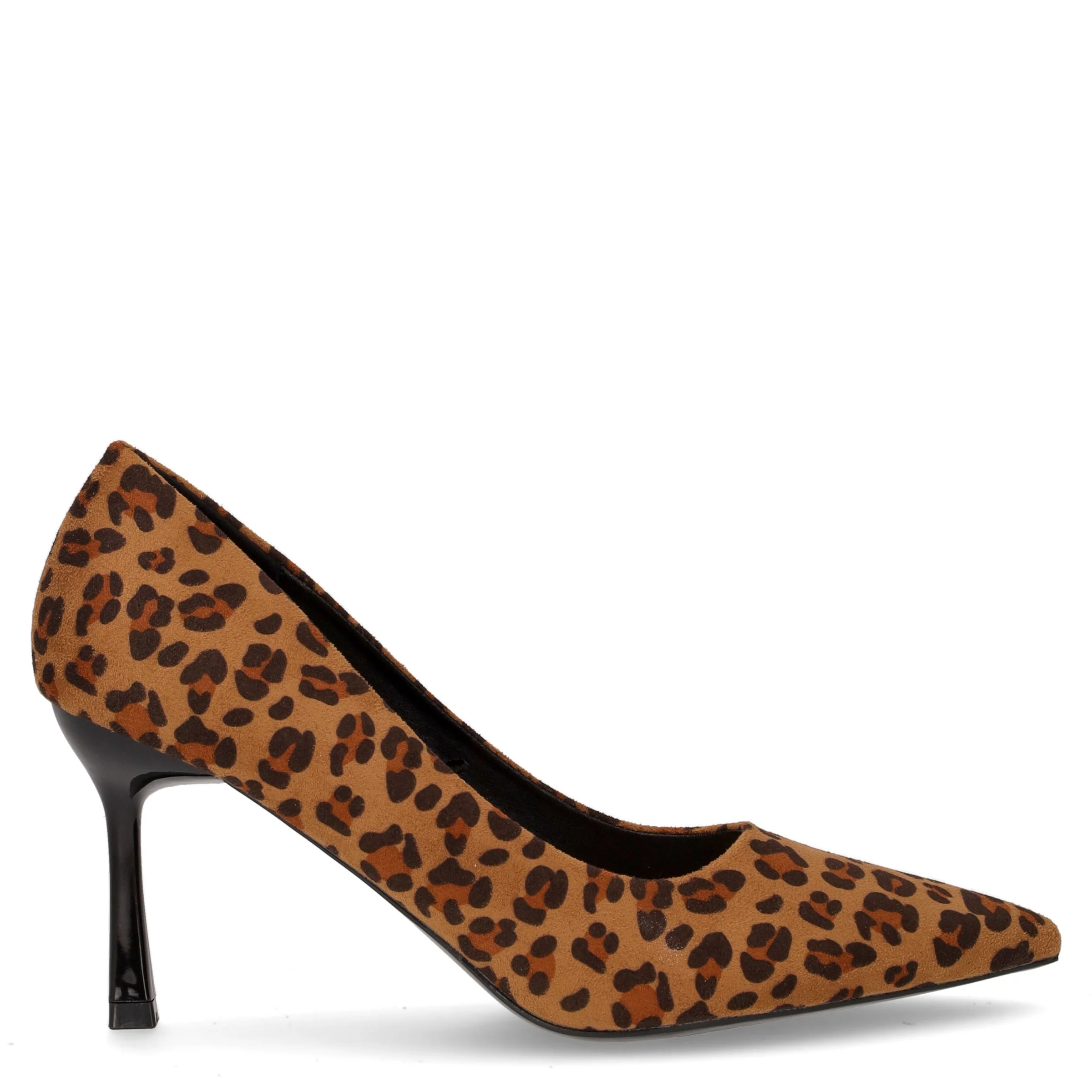 Decolletè un ecopelle animalier leopardo