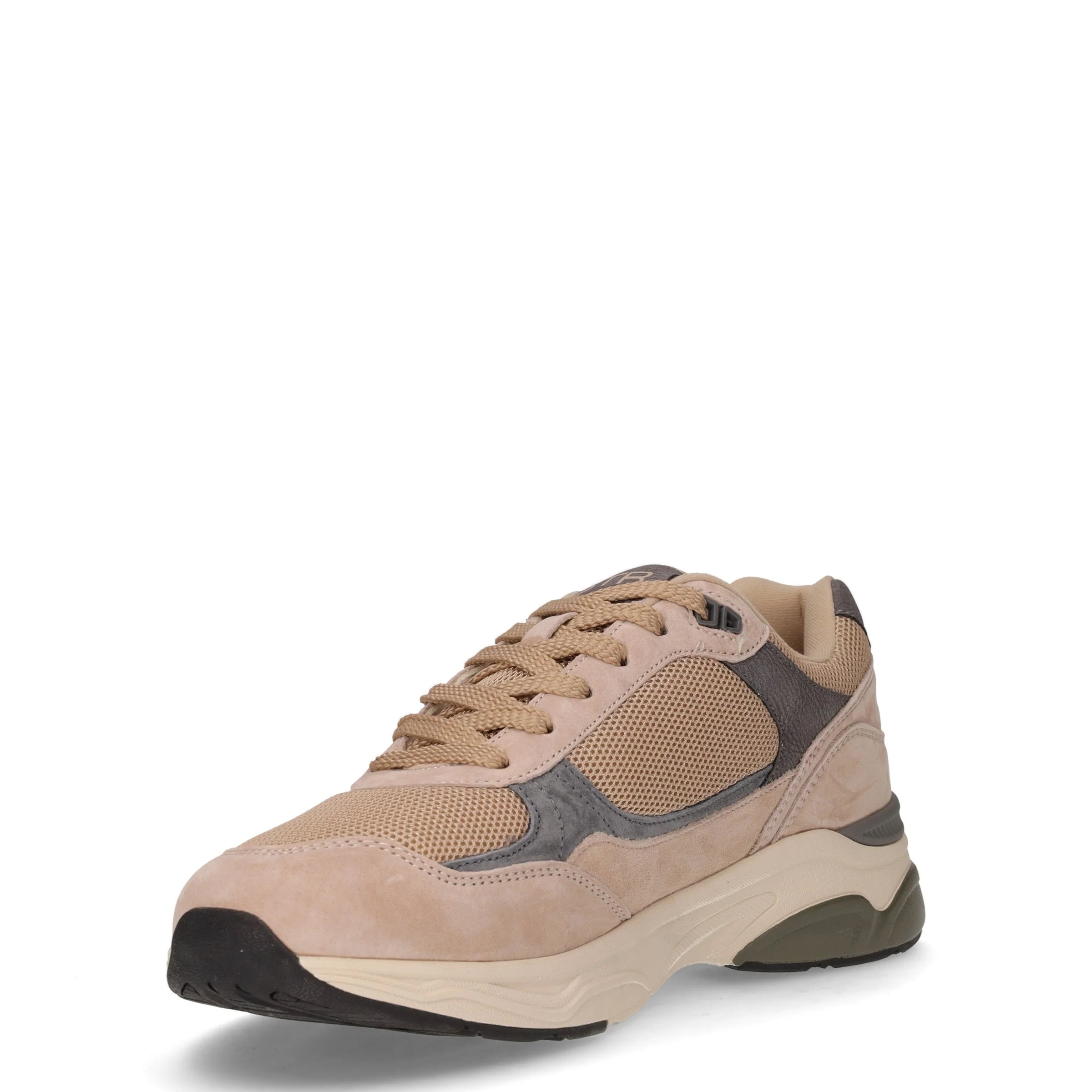 Sneaker in tessuto beige grigio - Image 3