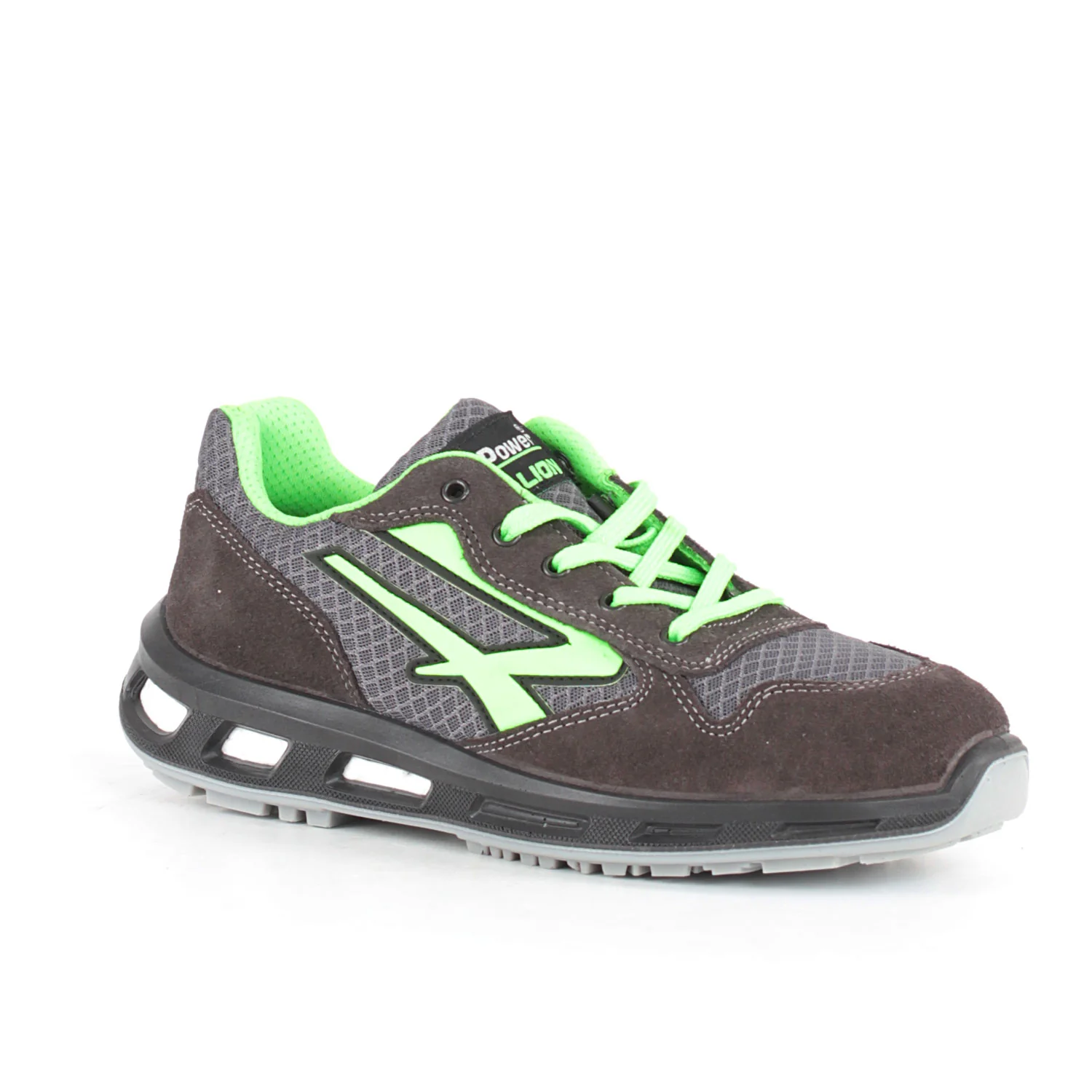 SCARPA ANTINFORTUNISTICA POINT S1P SRC GRIGIO/VERDE FLUO - Image 2