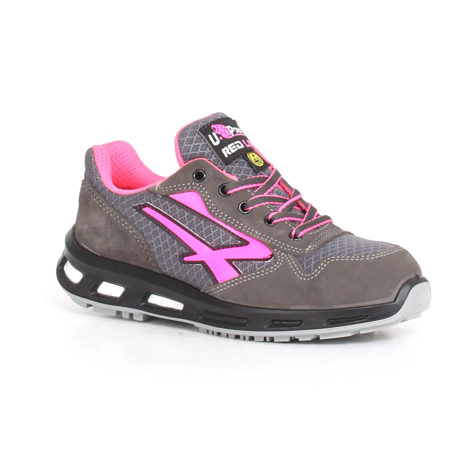 Verok ESD S1P SRC scarpa antinfortunistica marrone fucsia - Image 2