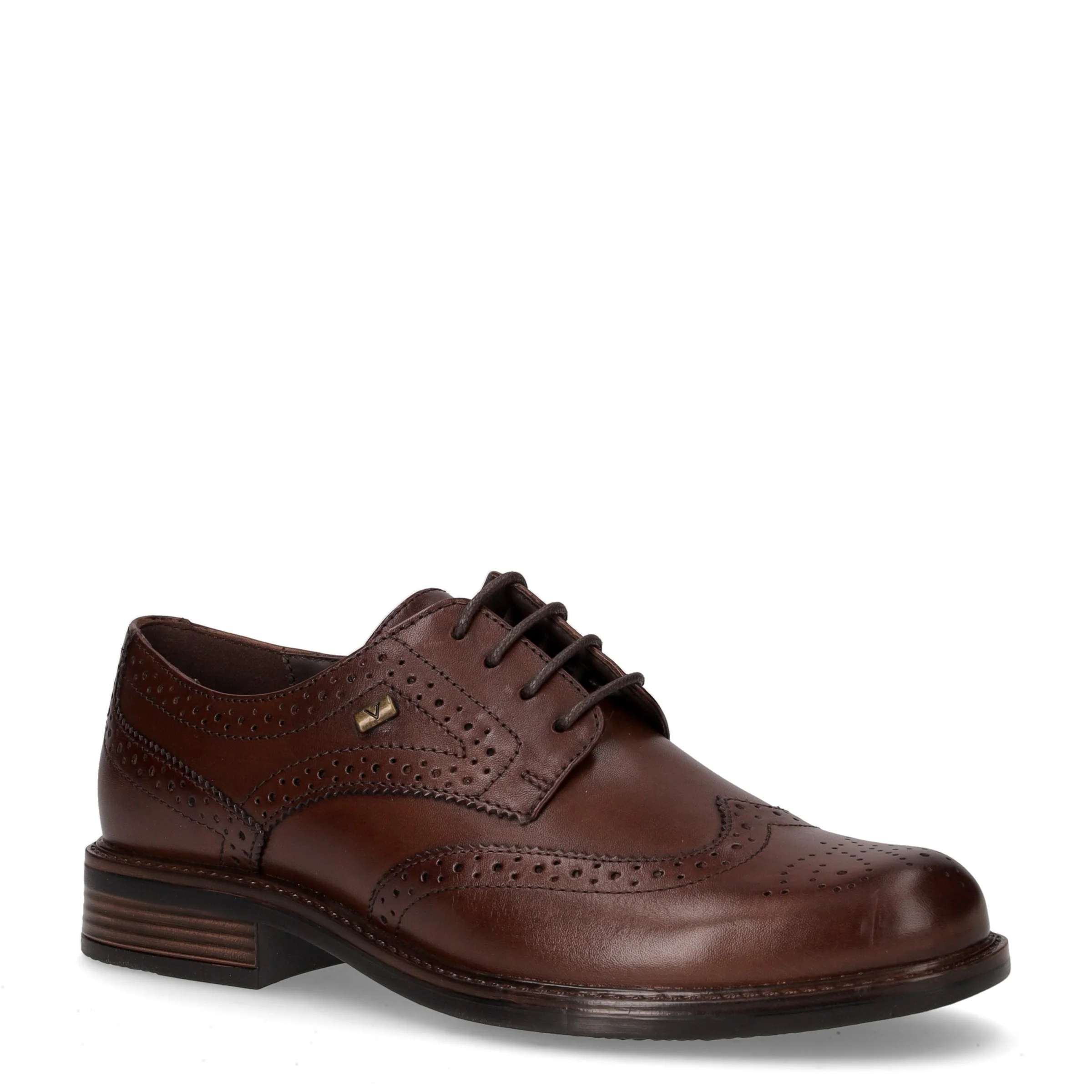 Francesina stringata in pelle marrone - Image 2
