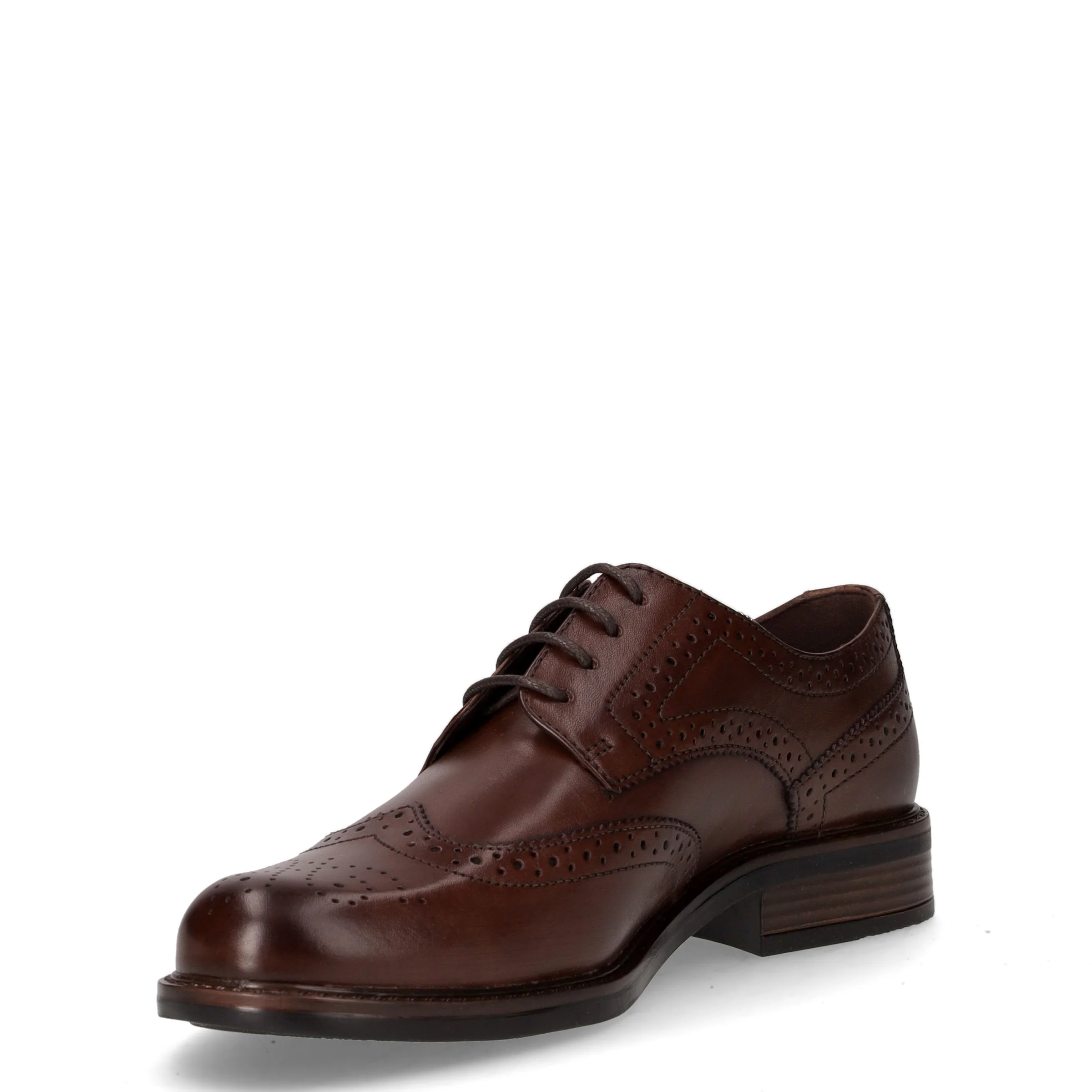 Francesina stringata in pelle marrone - Image 3