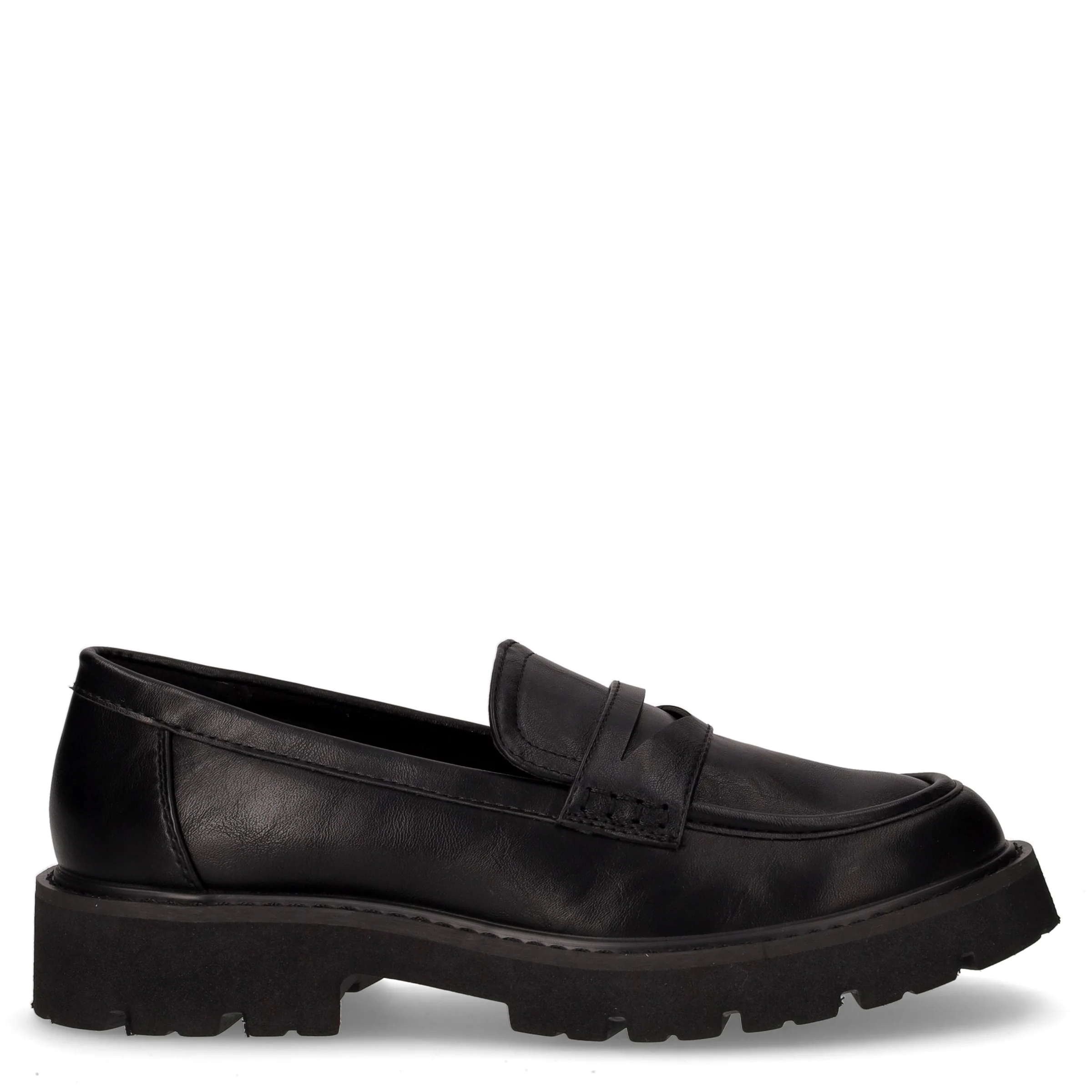 Mocassino chunky in ecopelle nero