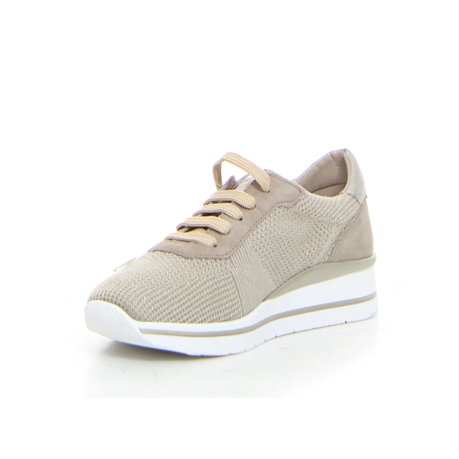 Sneaker con zeppa gold - Image 3