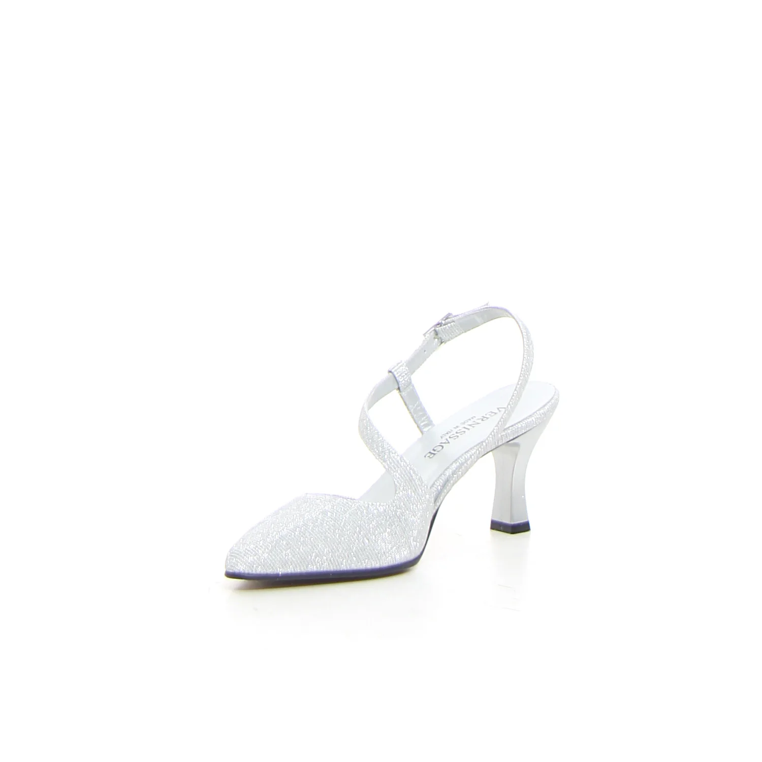 Décolleté slingback argento - Image 3