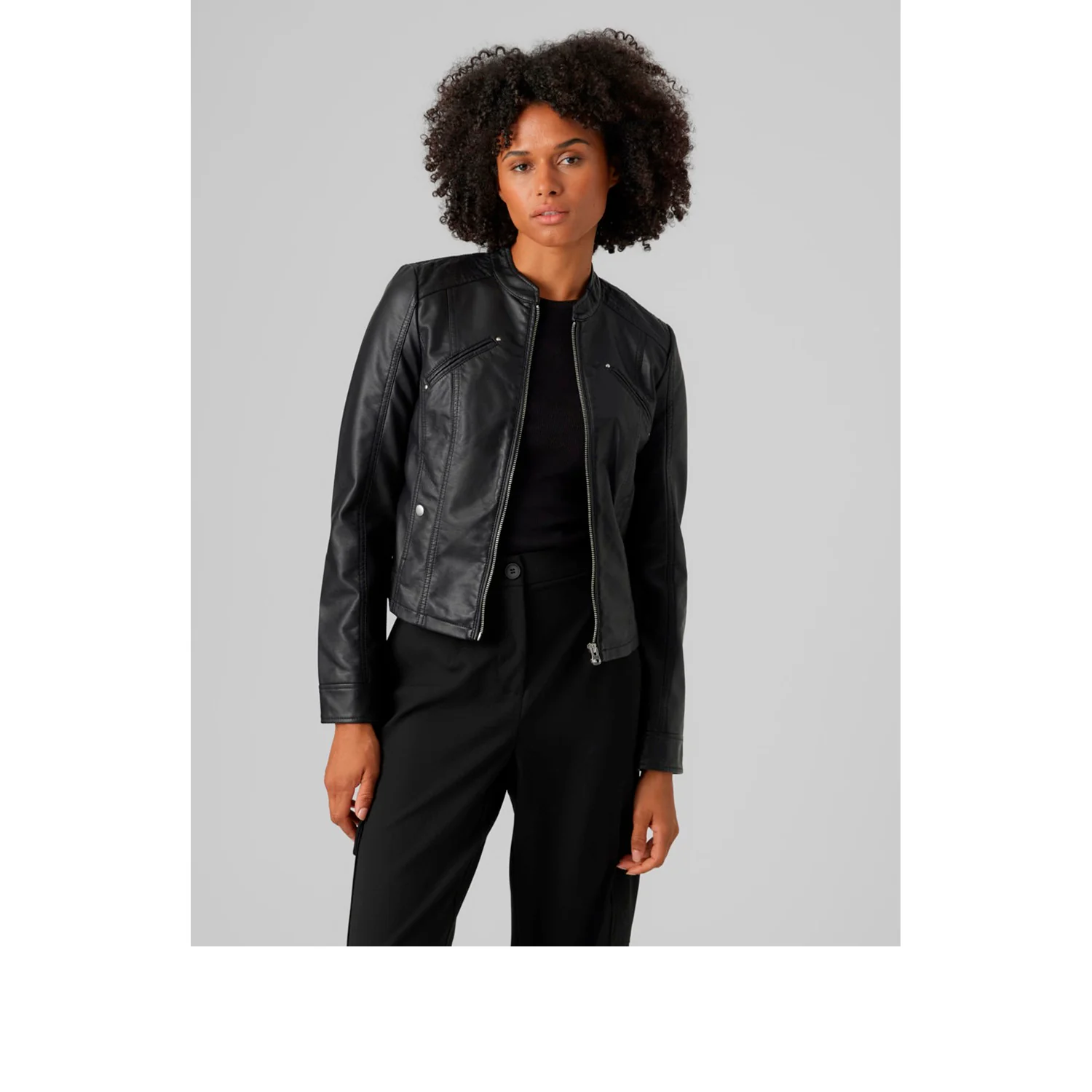 FAVODONA COATED JACKET black - Image 4