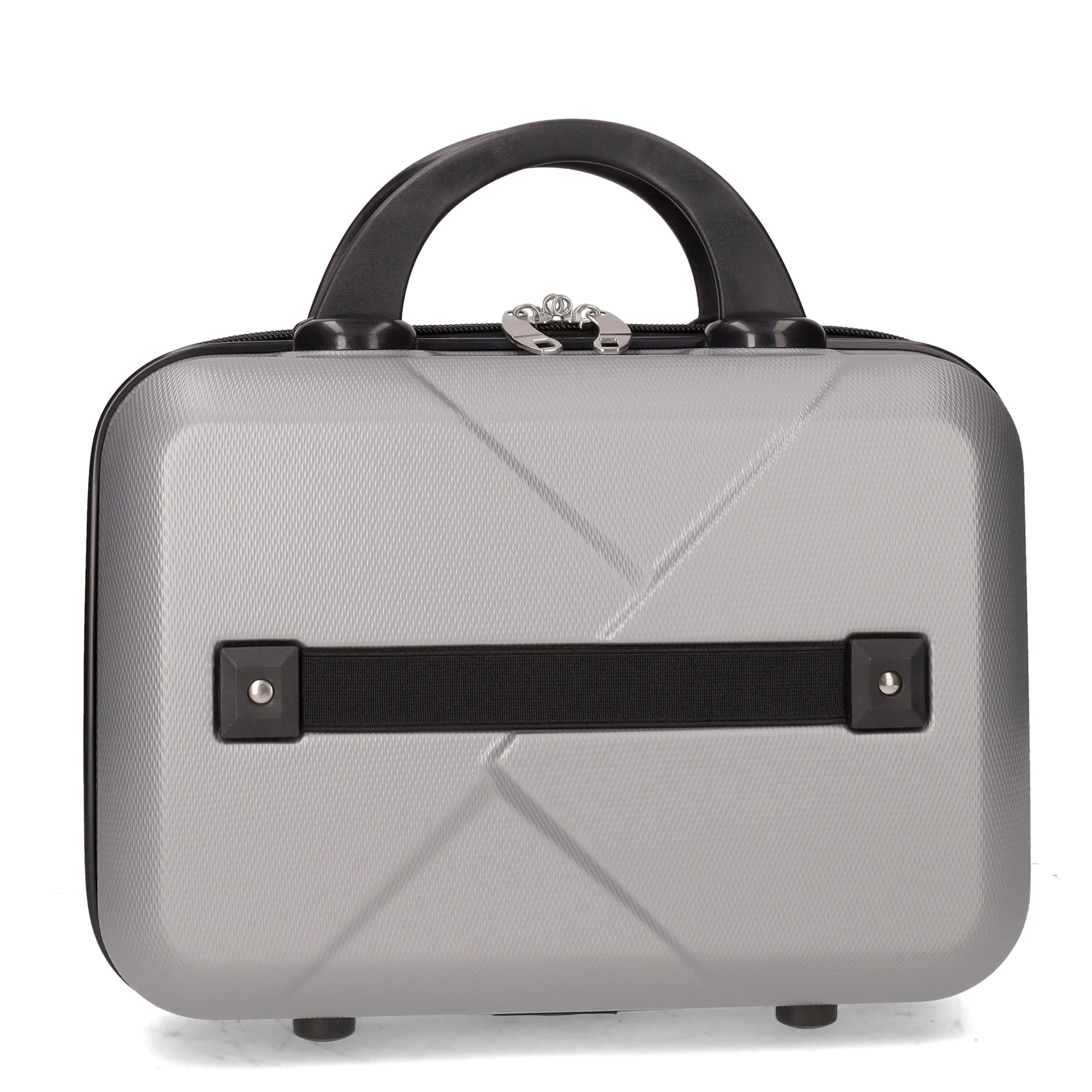 Beauty Case rigido 30,5 cm grigio argento - Image 2