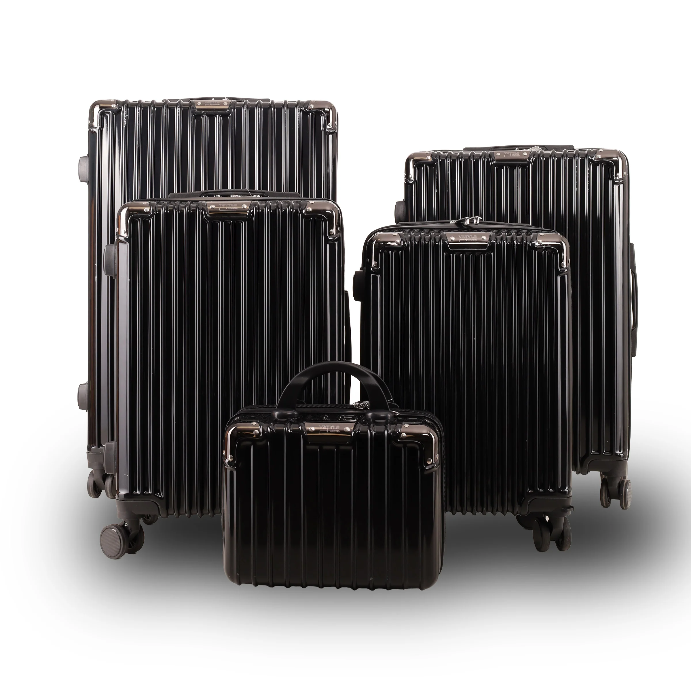 Set valigie rigide da 5 pezzi nero
