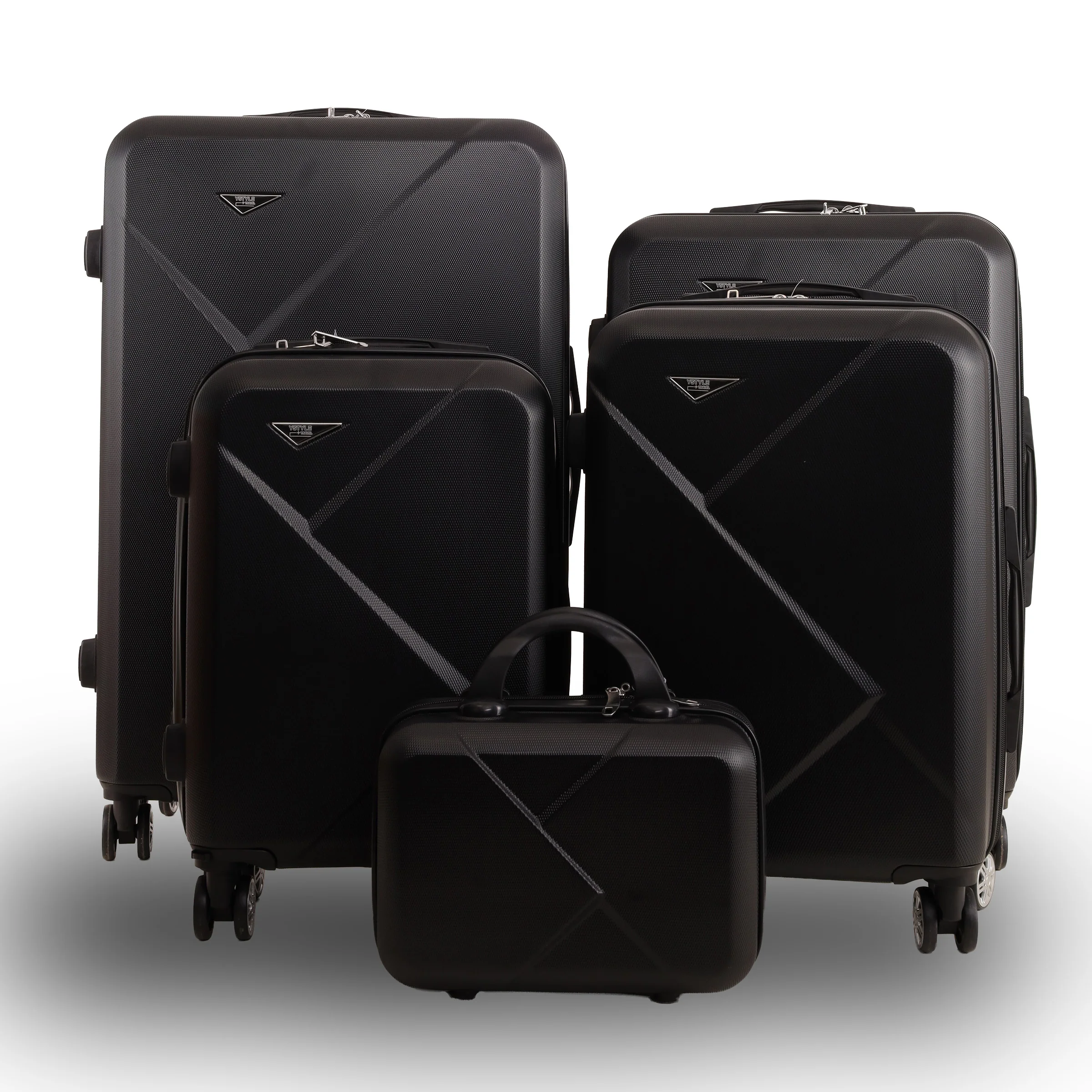 Set valigie rigide da 5 pezzi nero