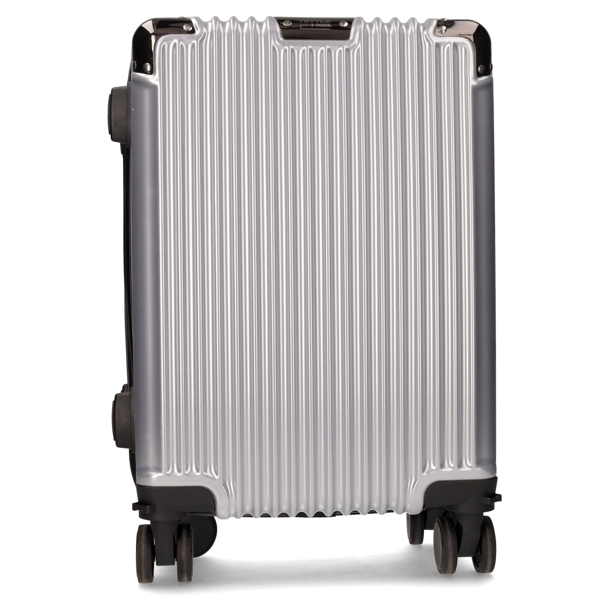 Trolley rigido 53 cm grigio argento